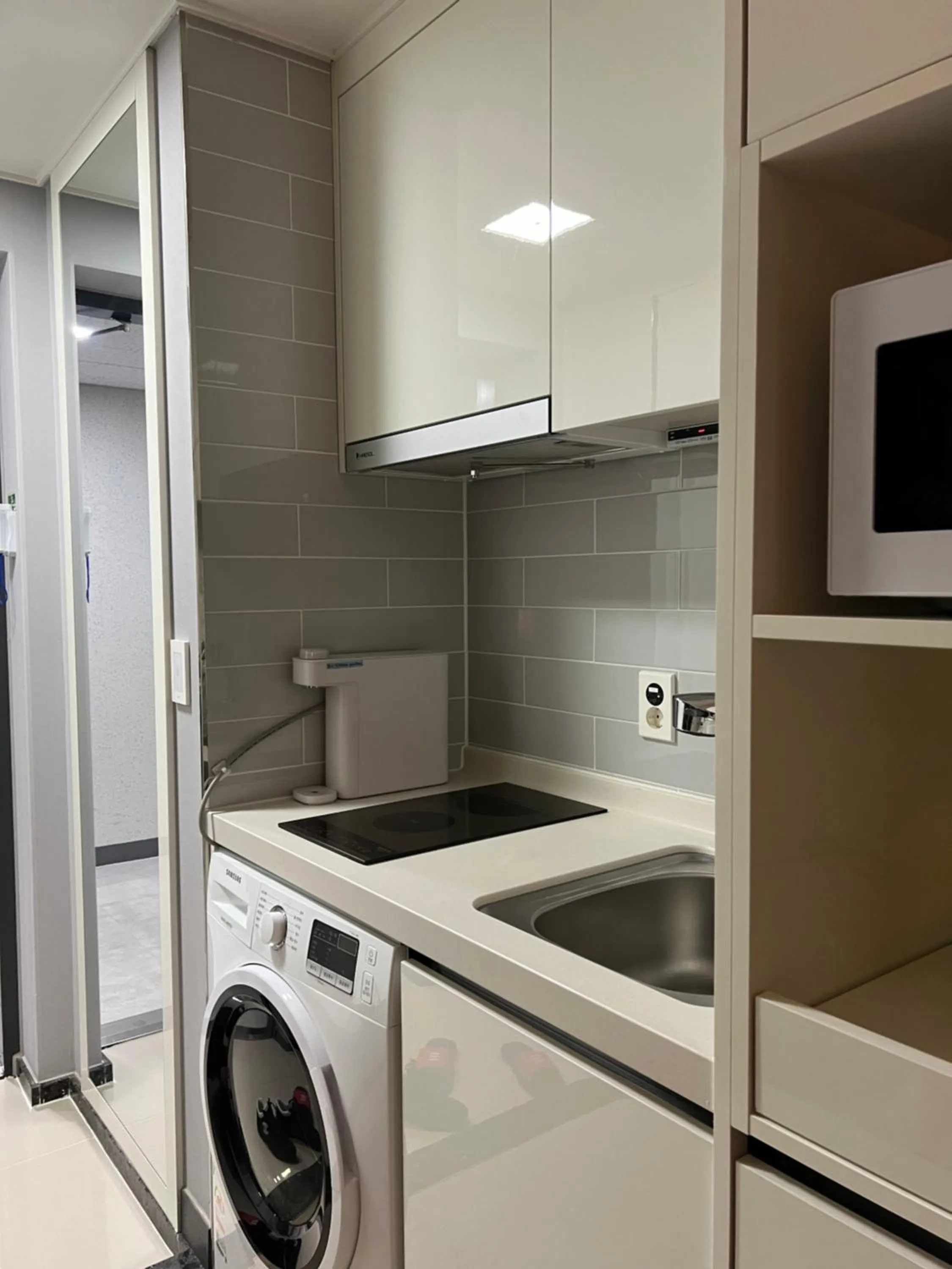 Kitchen or kitchenette in Hoya stay