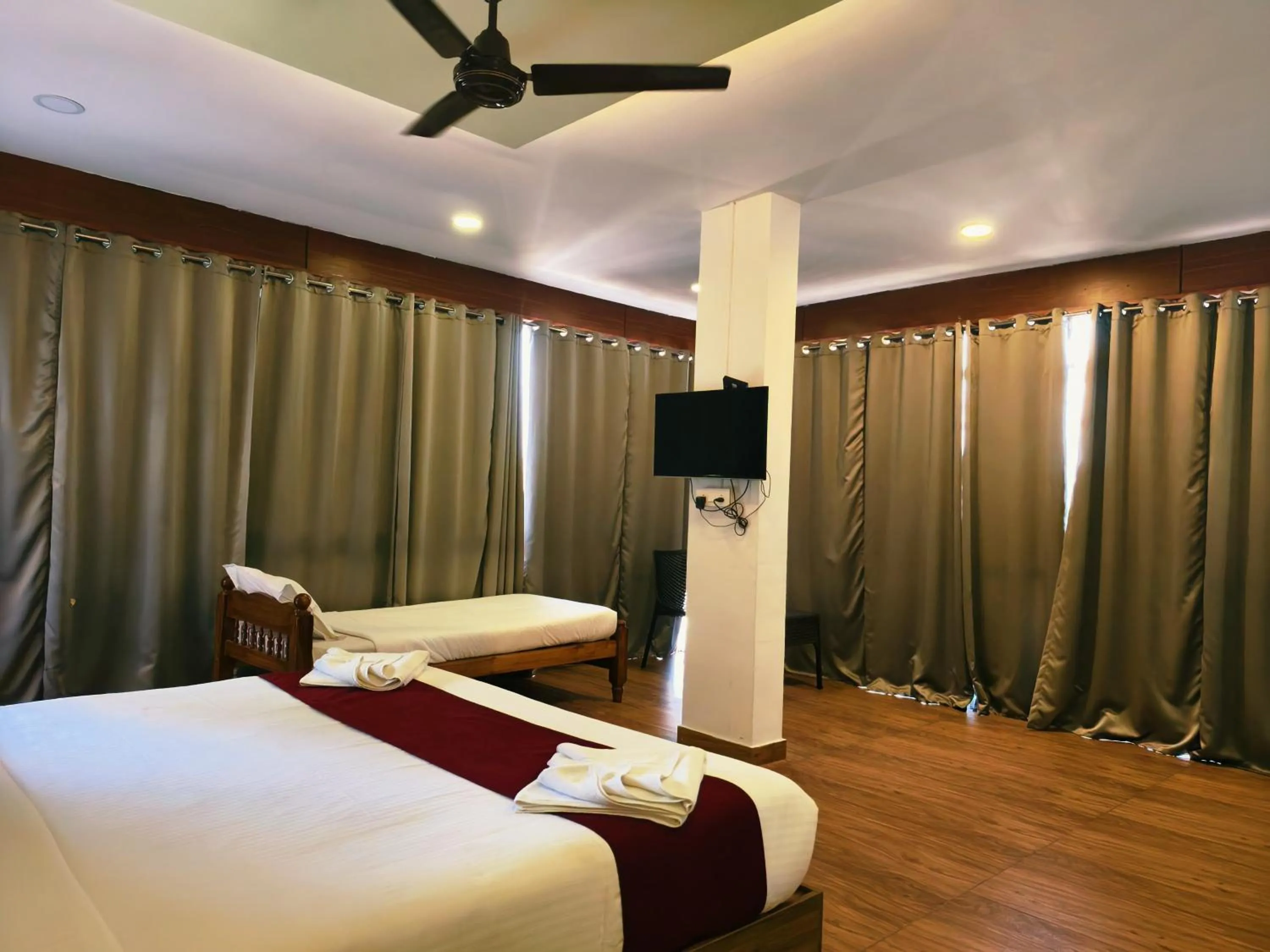 Bed in Udaya Resort
