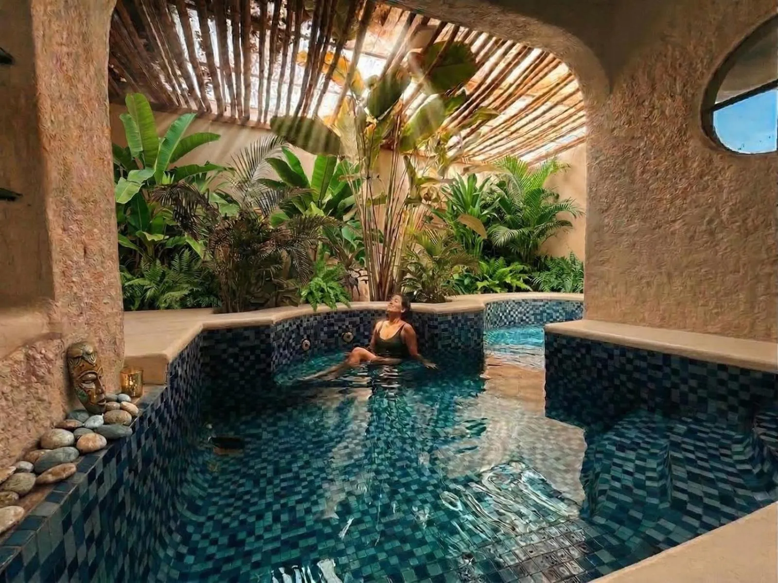 Pool view in Udaya Resort