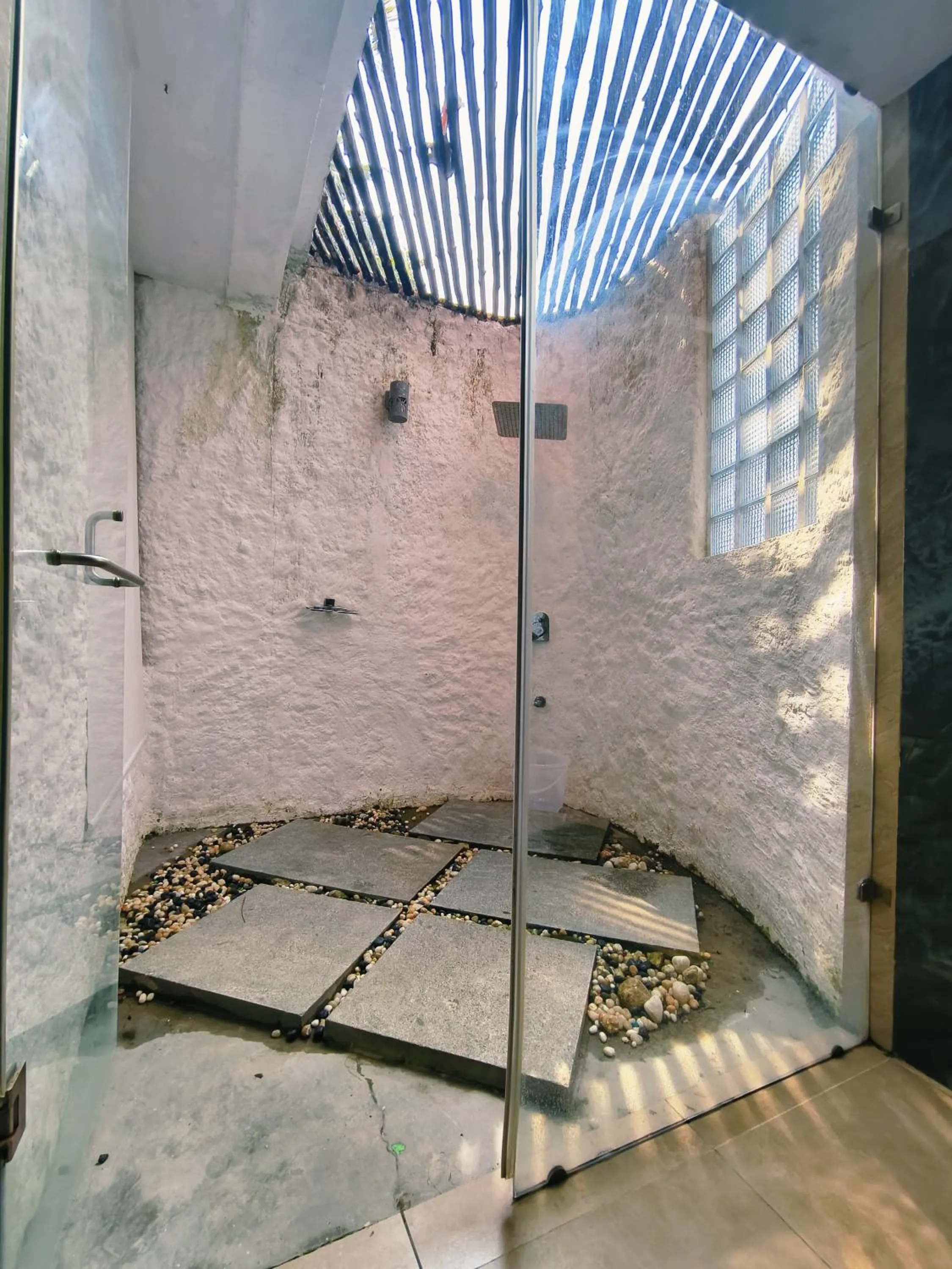 Shower in Udaya Resort