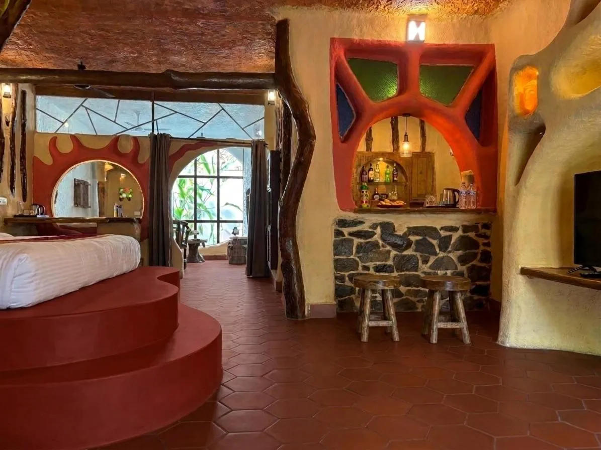 Living room, Bed in Udaya Resort