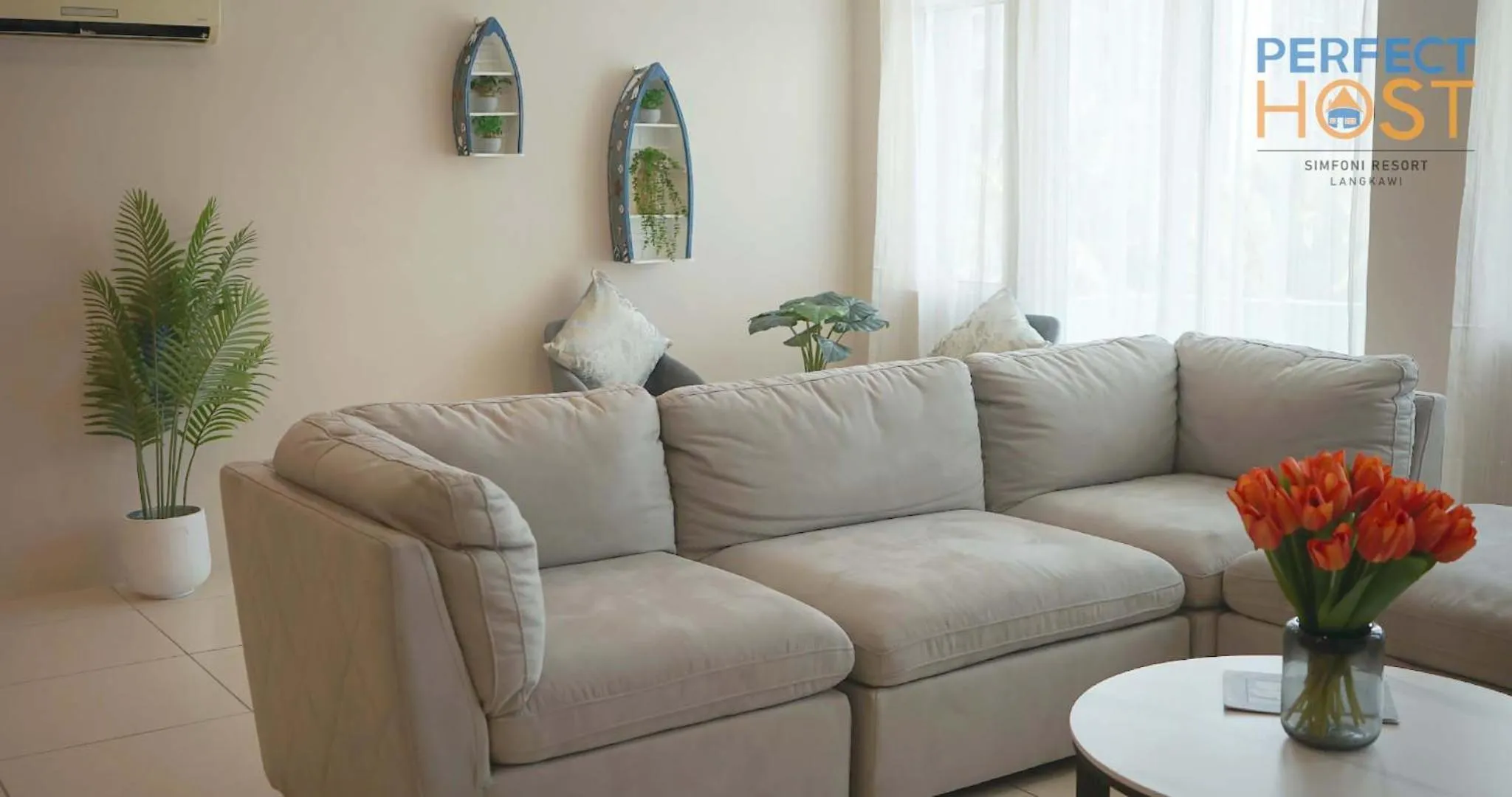 Living room in Simfoni Resort Langkawi by Perfect Host