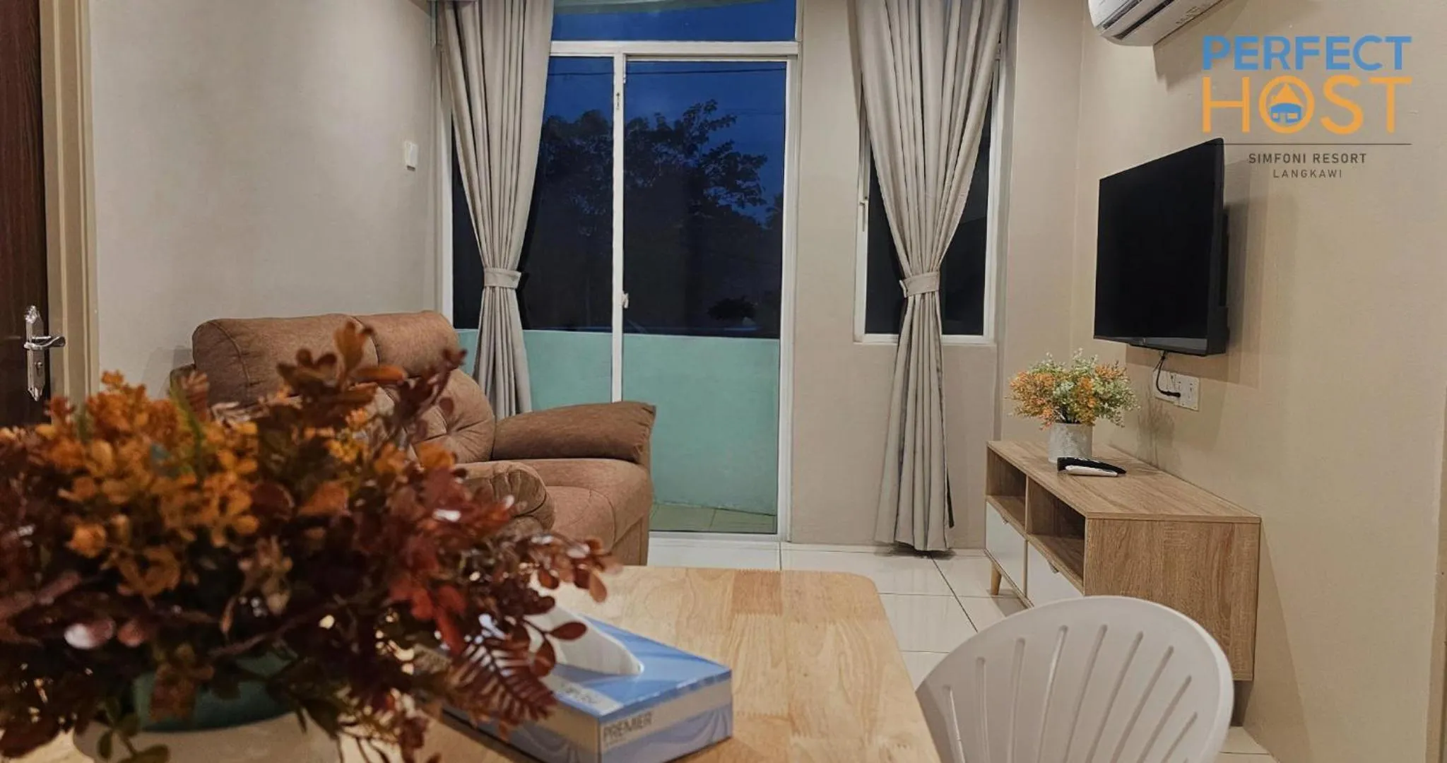 Living room in Simfoni Resort Langkawi by Perfect Host