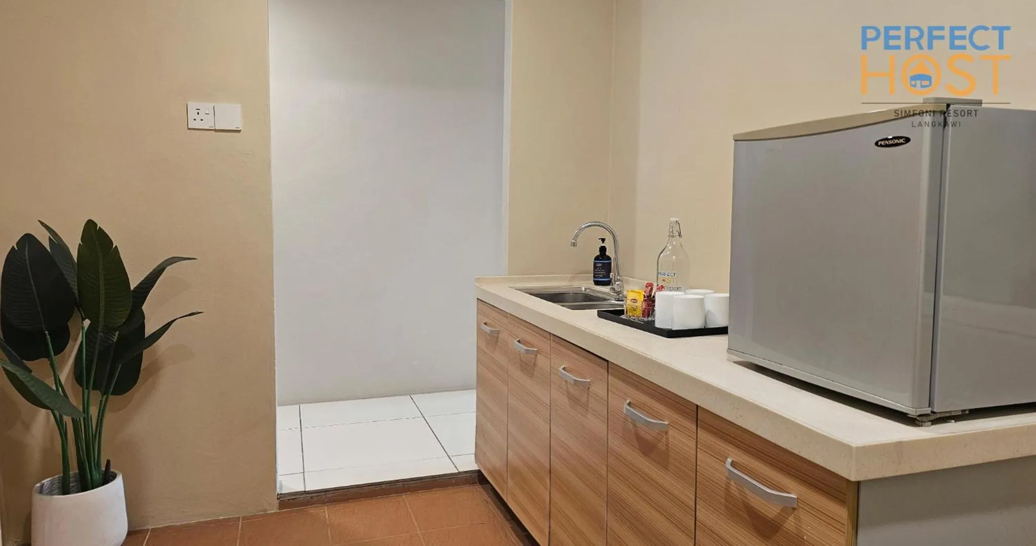 Kitchen or kitchenette in Simfoni Resort Langkawi by Perfect Host