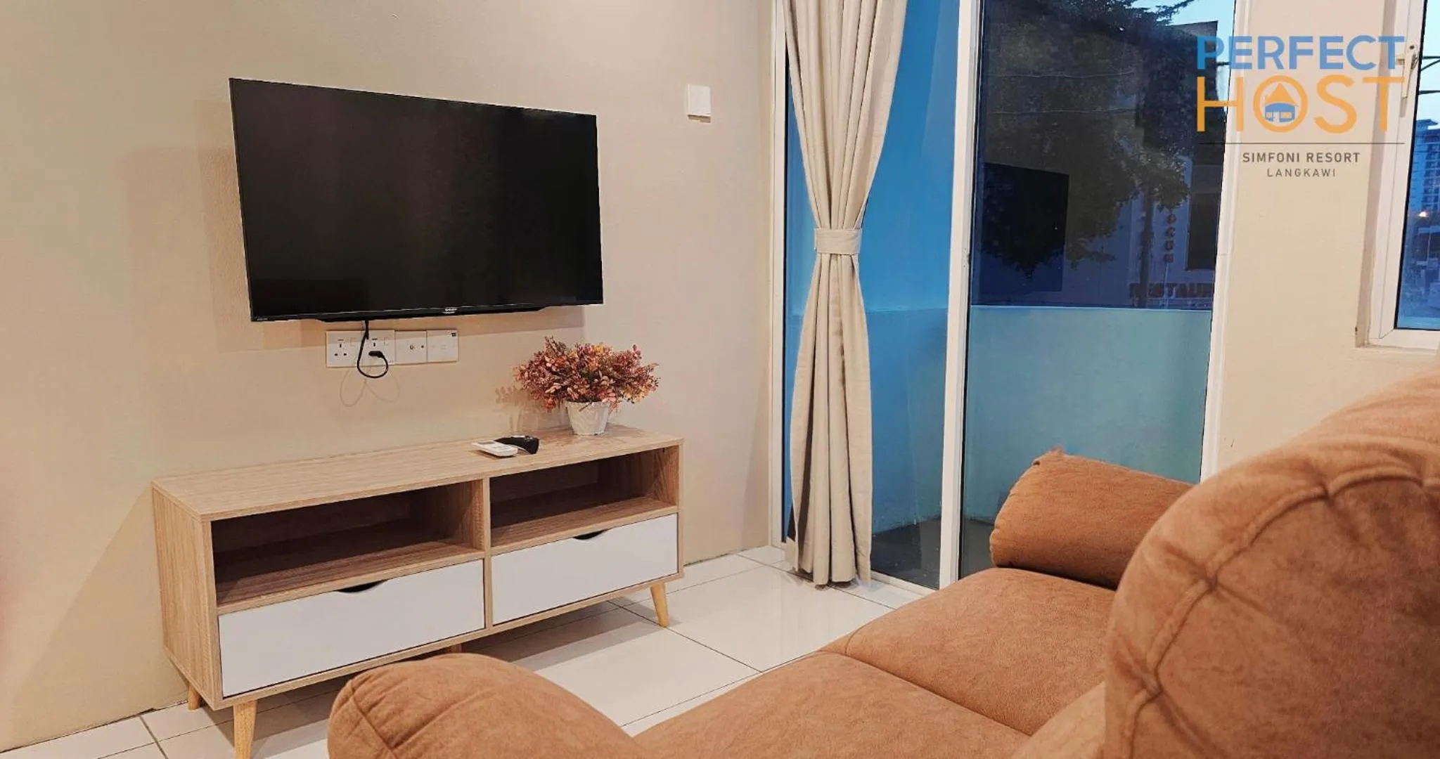 Living room in Simfoni Resort Langkawi by Perfect Host