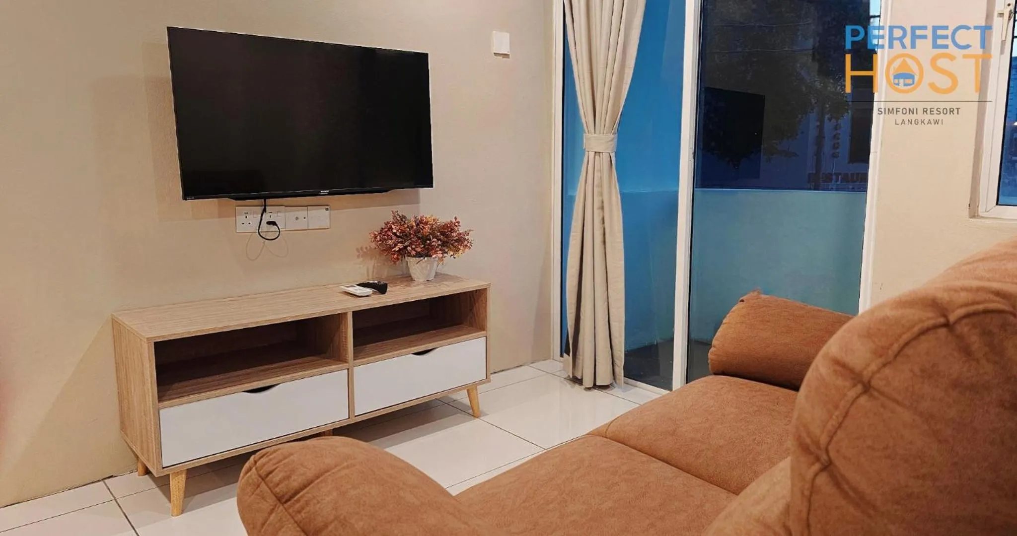 Living room in Simfoni Resort Langkawi by Perfect Host