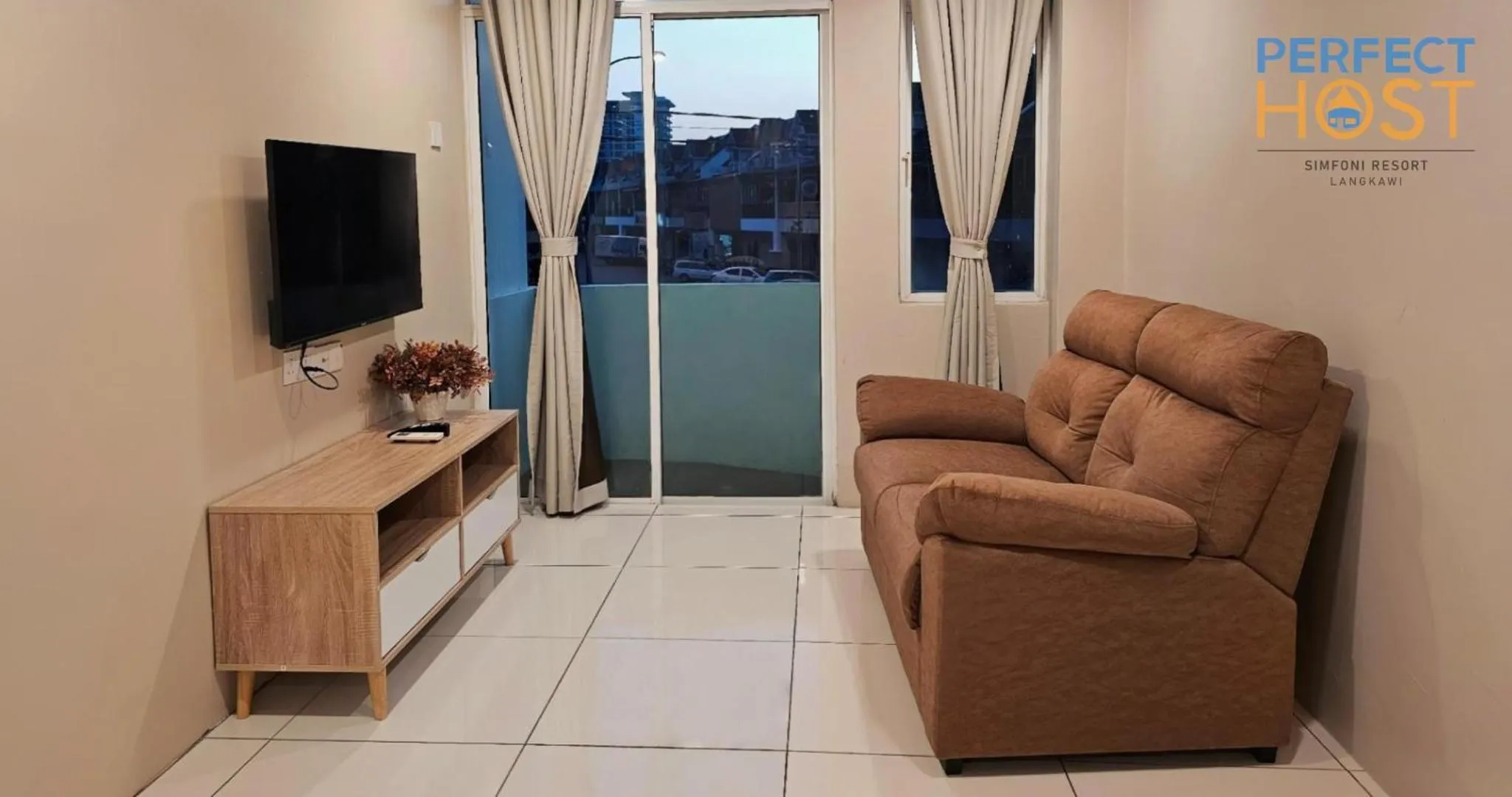 Living room in Simfoni Resort Langkawi by Perfect Host