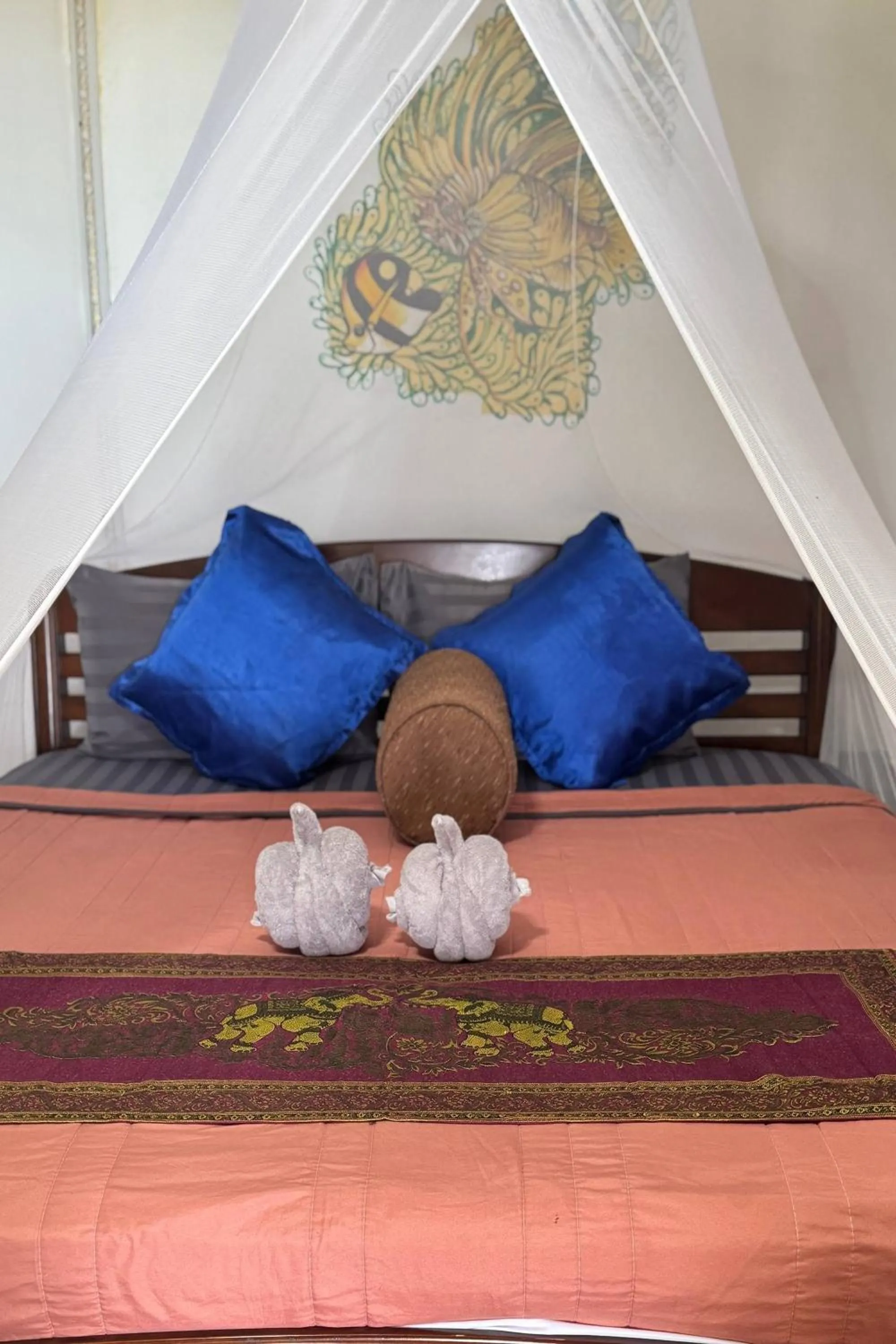 Bed in Klong Jark Bungalows