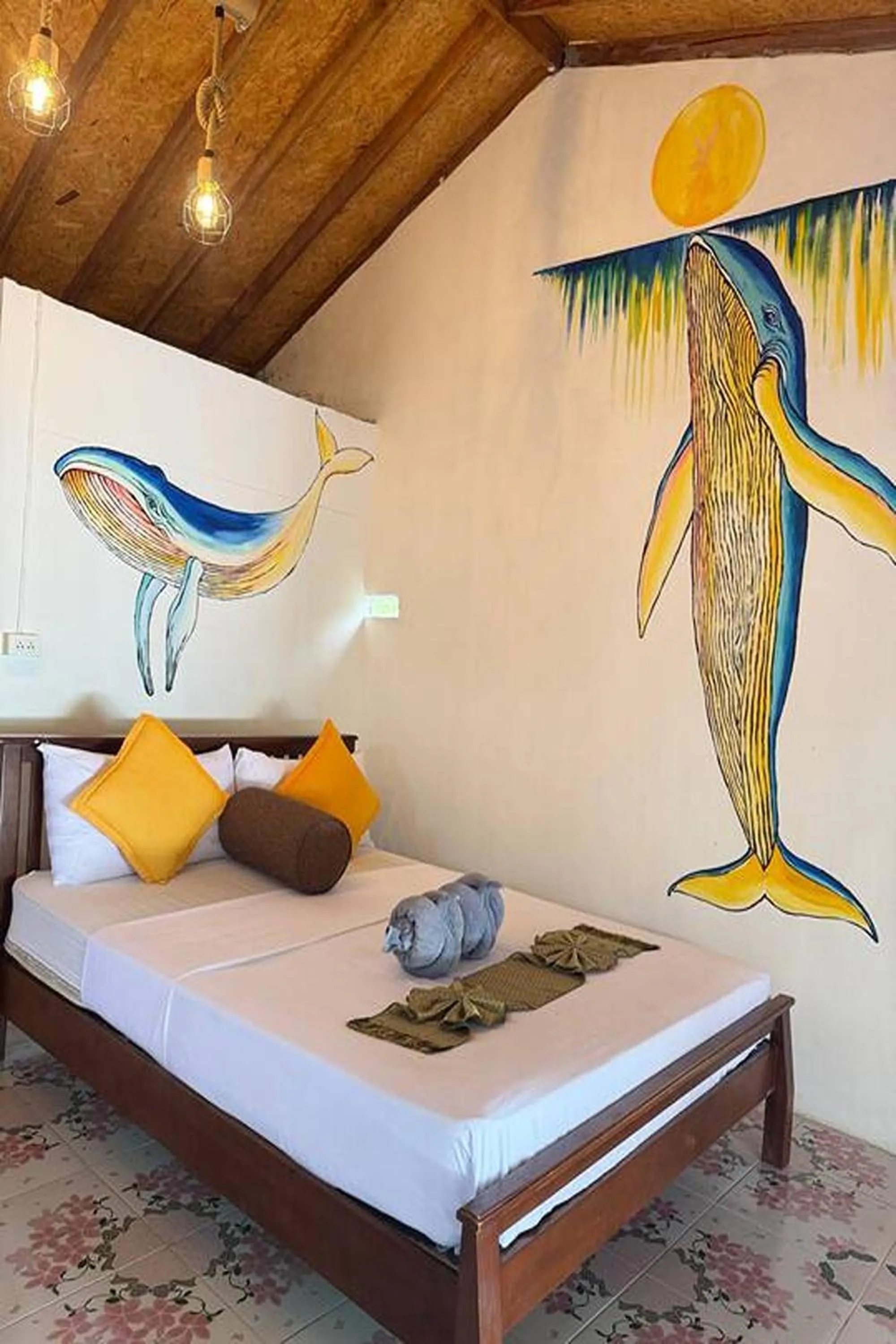 Bed in Klong Jark Bungalows