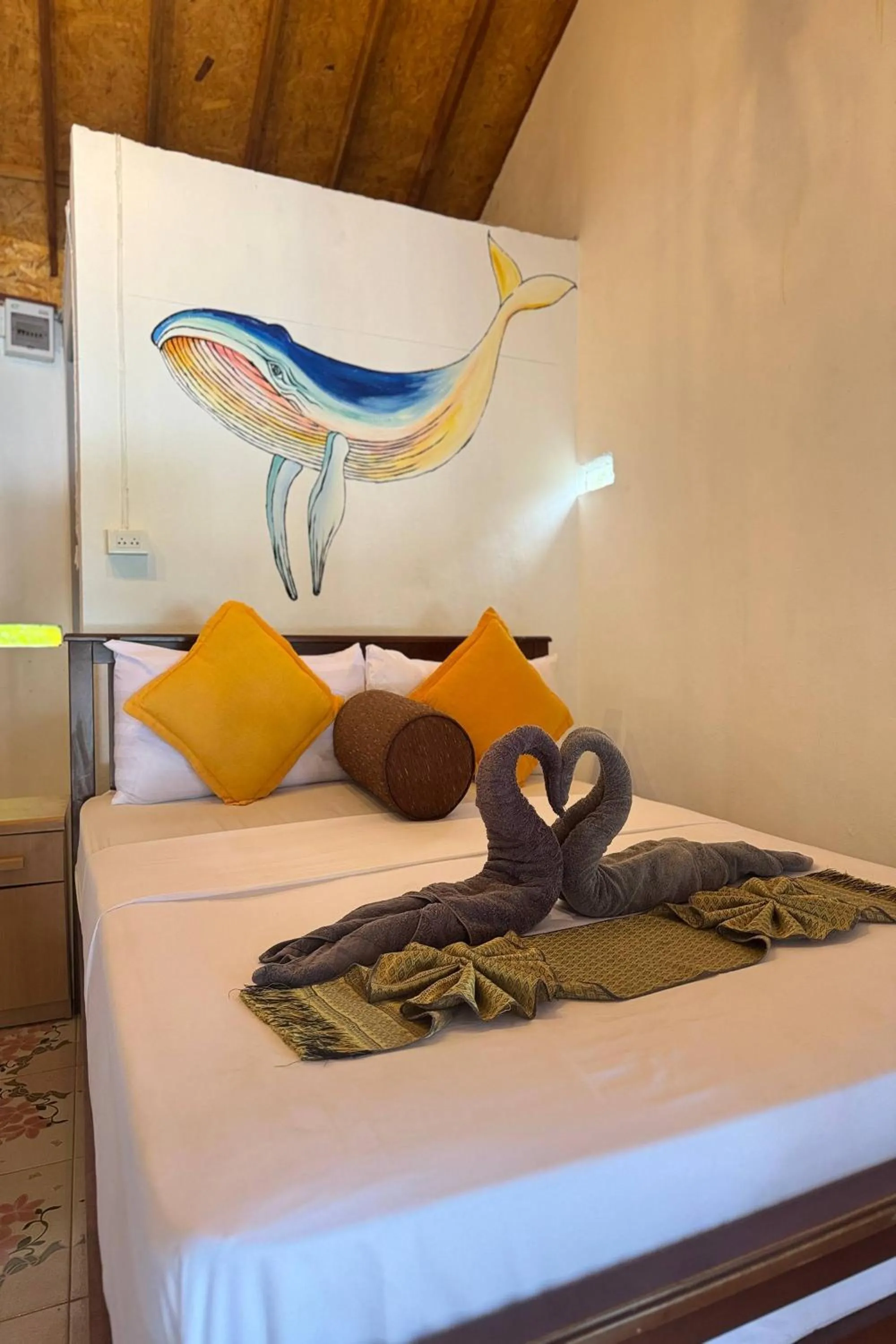 Bed in Klong Jark Bungalows