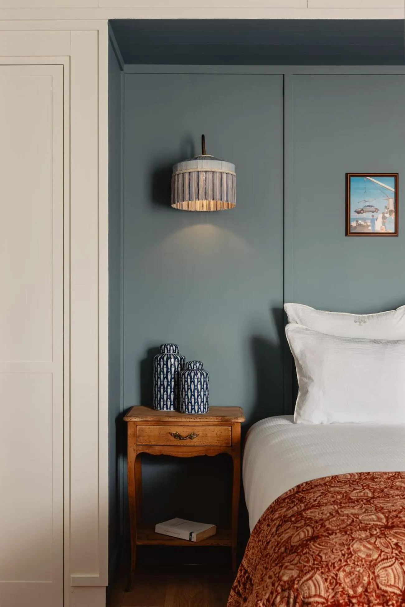 Bedroom, Bed in La Mission Hôtel & SPA - l'île d'Yeu