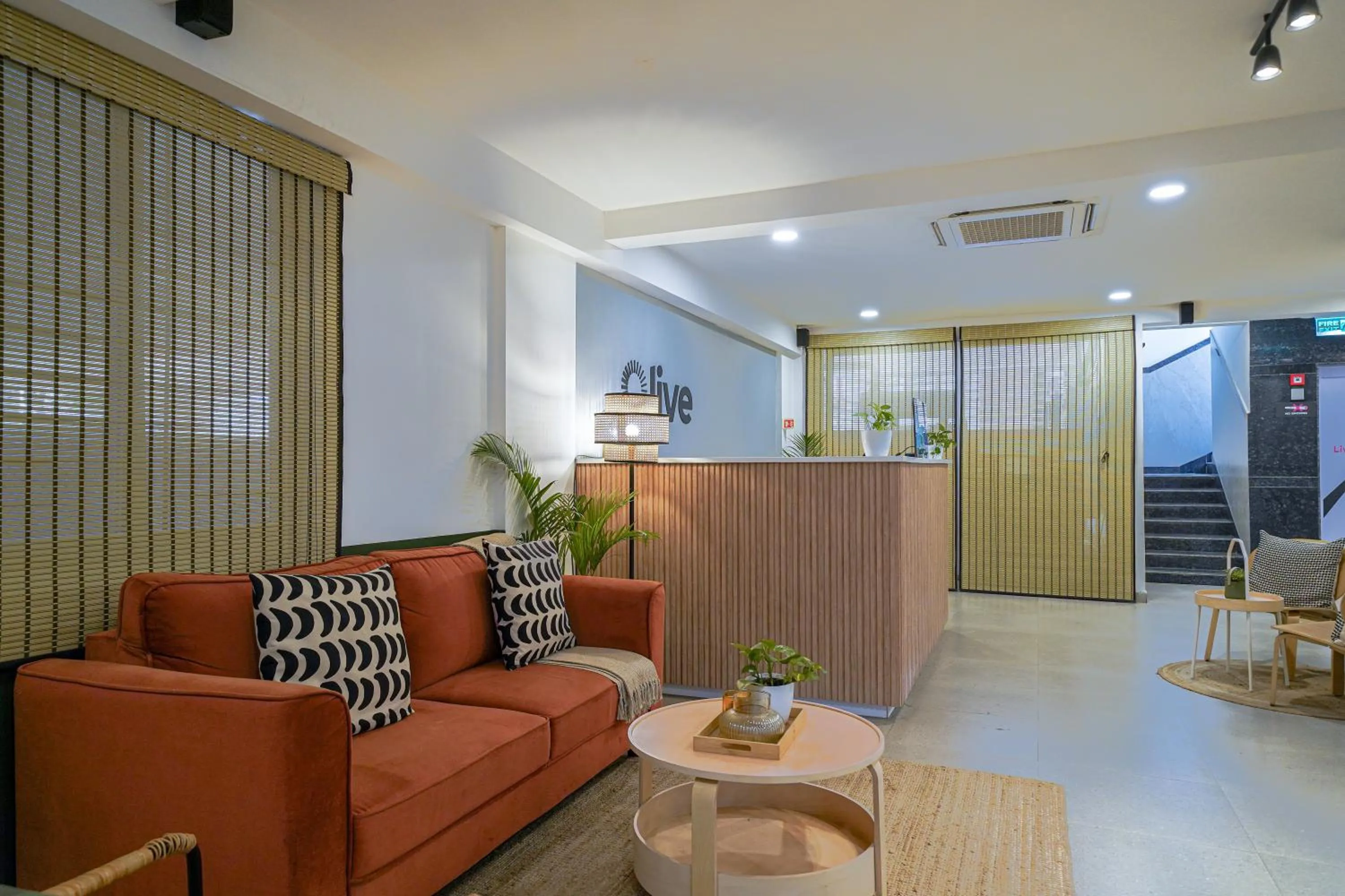 Lobby or reception in Olive Zip Koramangala 4th Block by Embassy Group