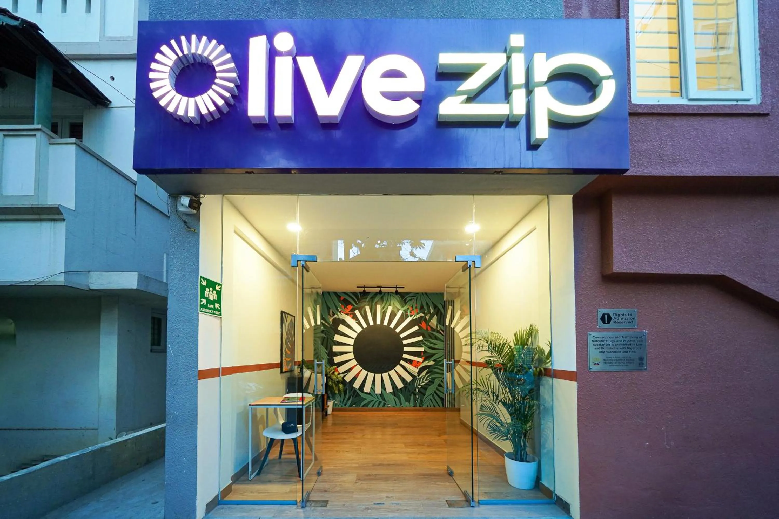 Facade/entrance in Olive Zip Koramangala 4th Block by Embassy Group