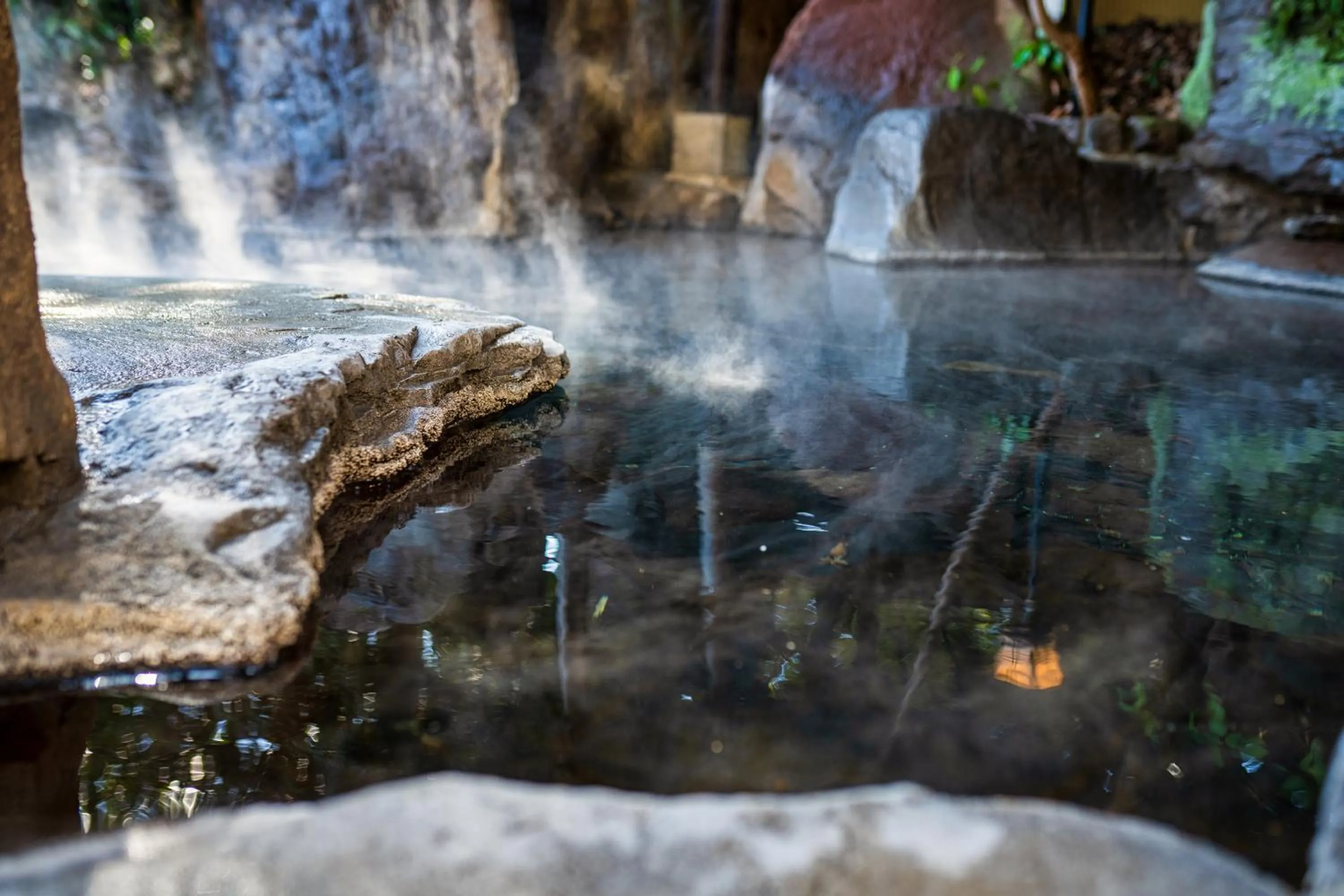 Open Air Bath in Pension Yufuin