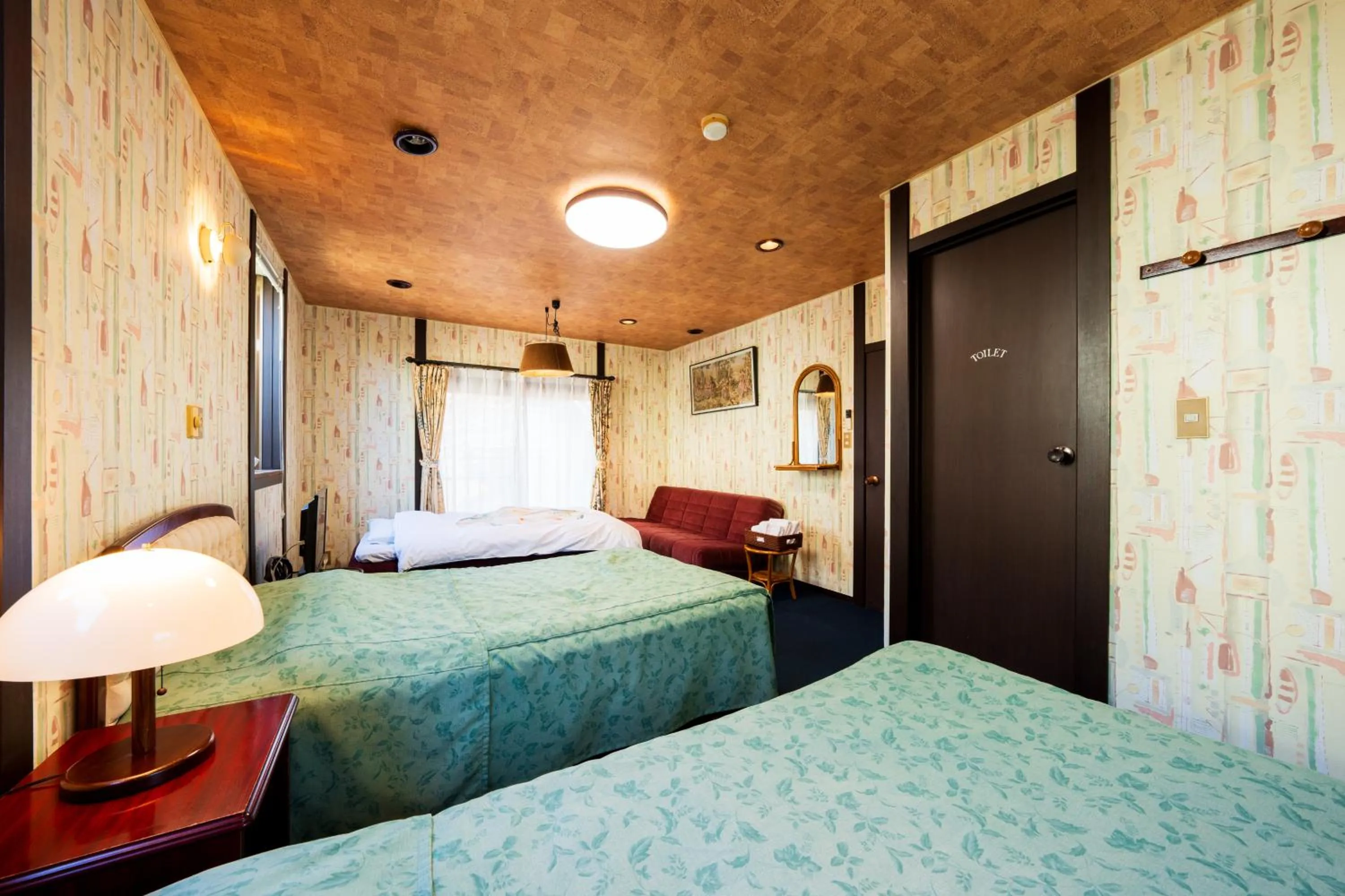 Bed in Pension Yufuin