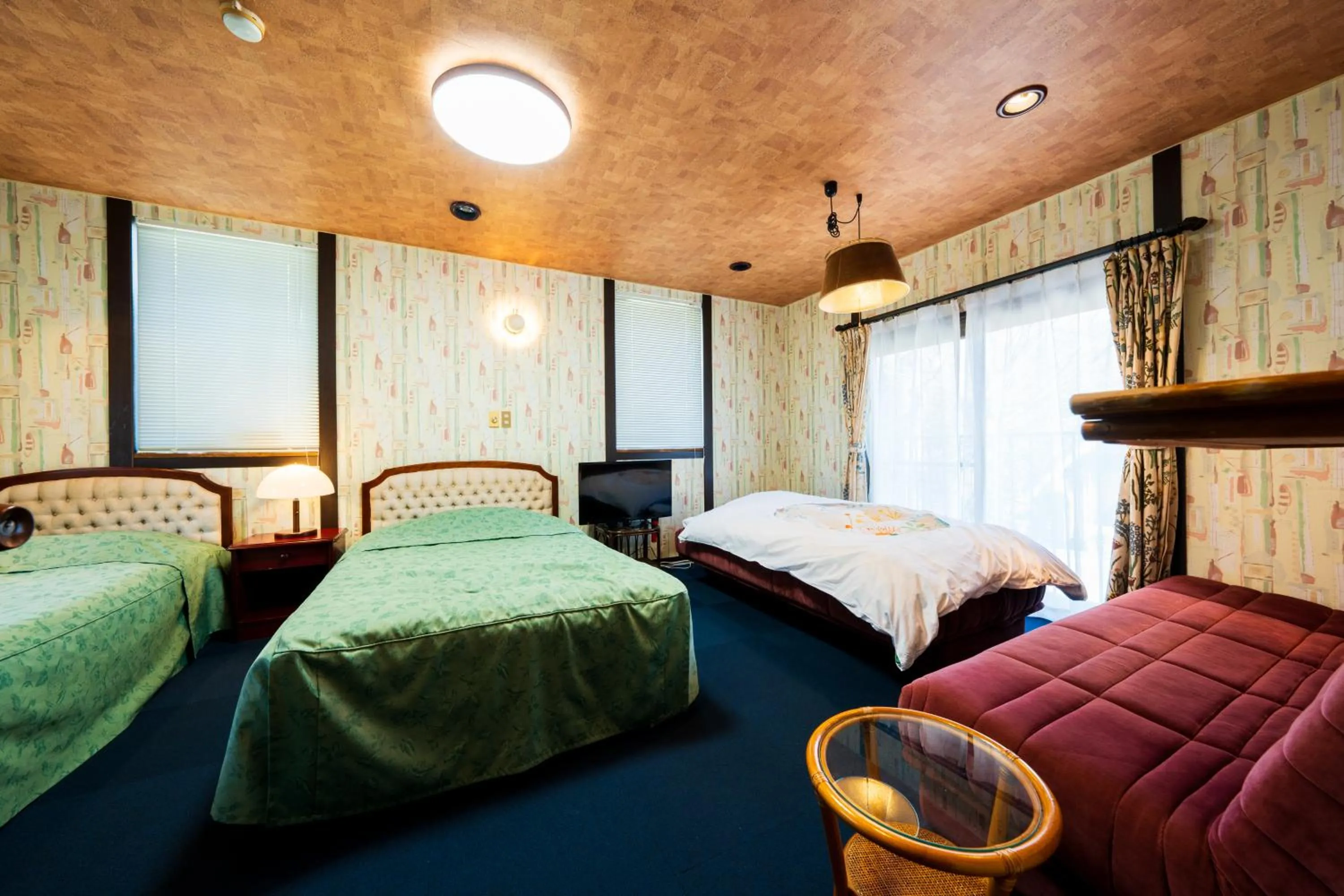 Bed in Pension Yufuin