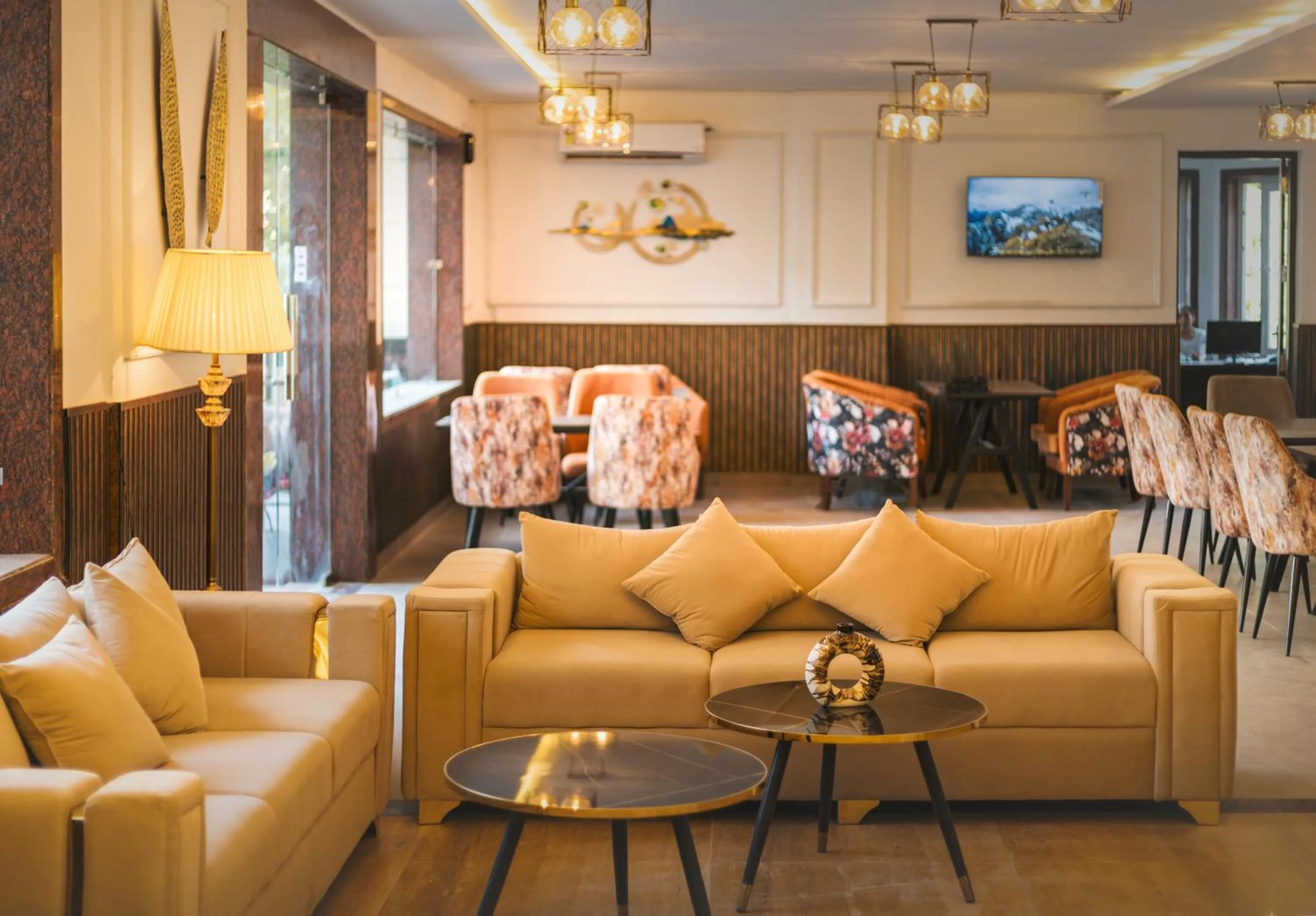 Lobby or reception in Stone Wood Hotel, Rishikesh