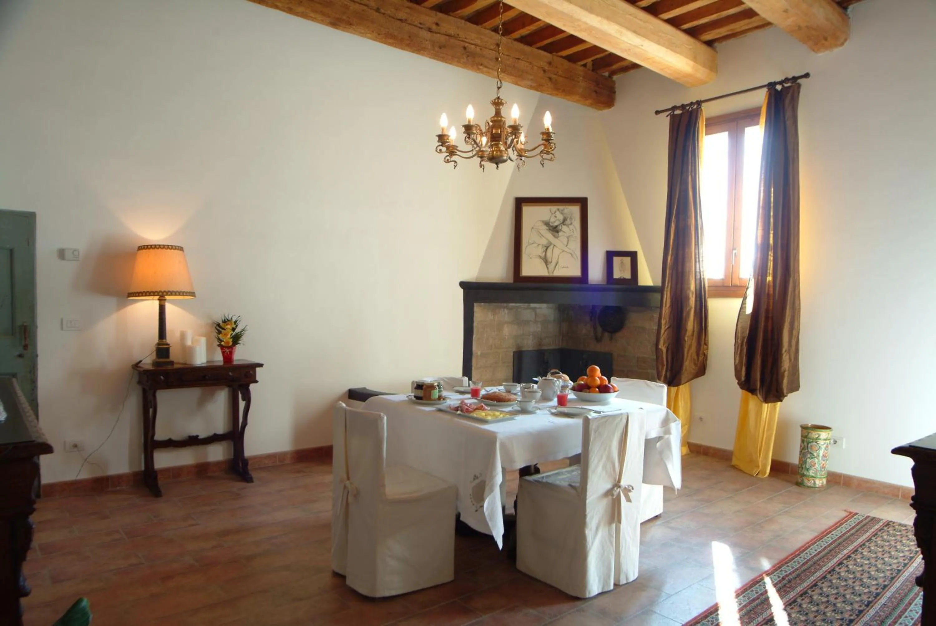 Breakfast in Al Podere Santa Cristina