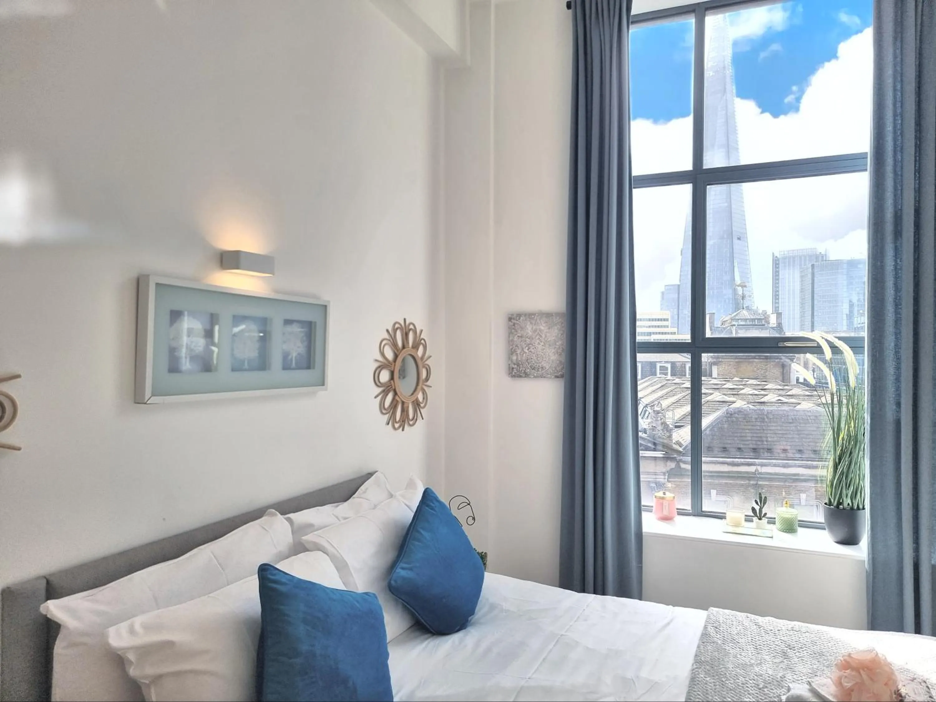 Bed in Shard View Apartments