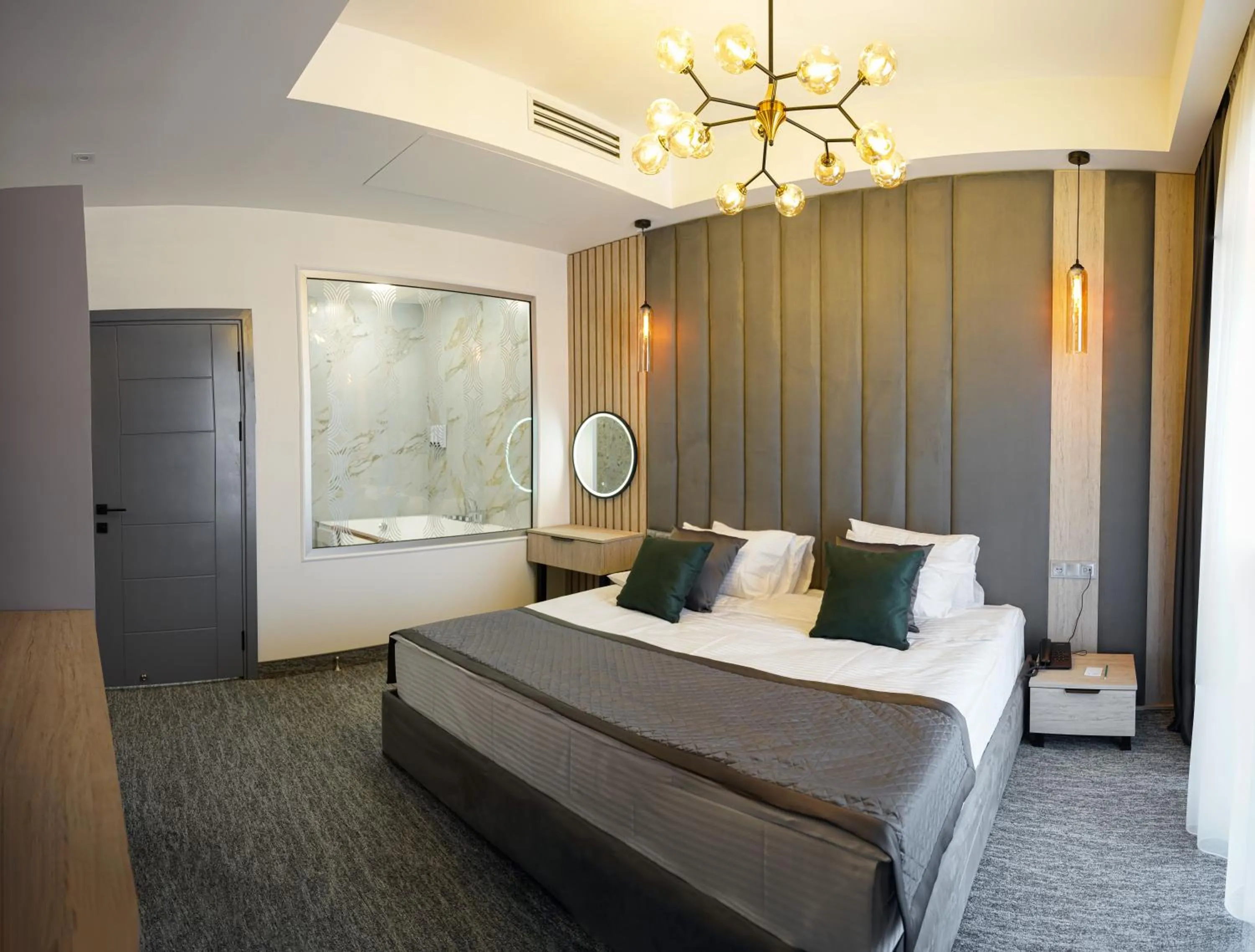 Bed in Dynasty Hotel & SPA