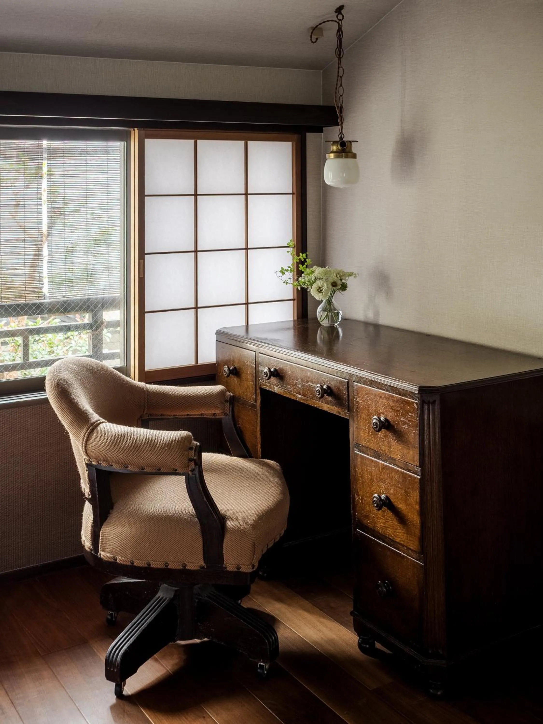 Seating area in Momohana an Machiya House