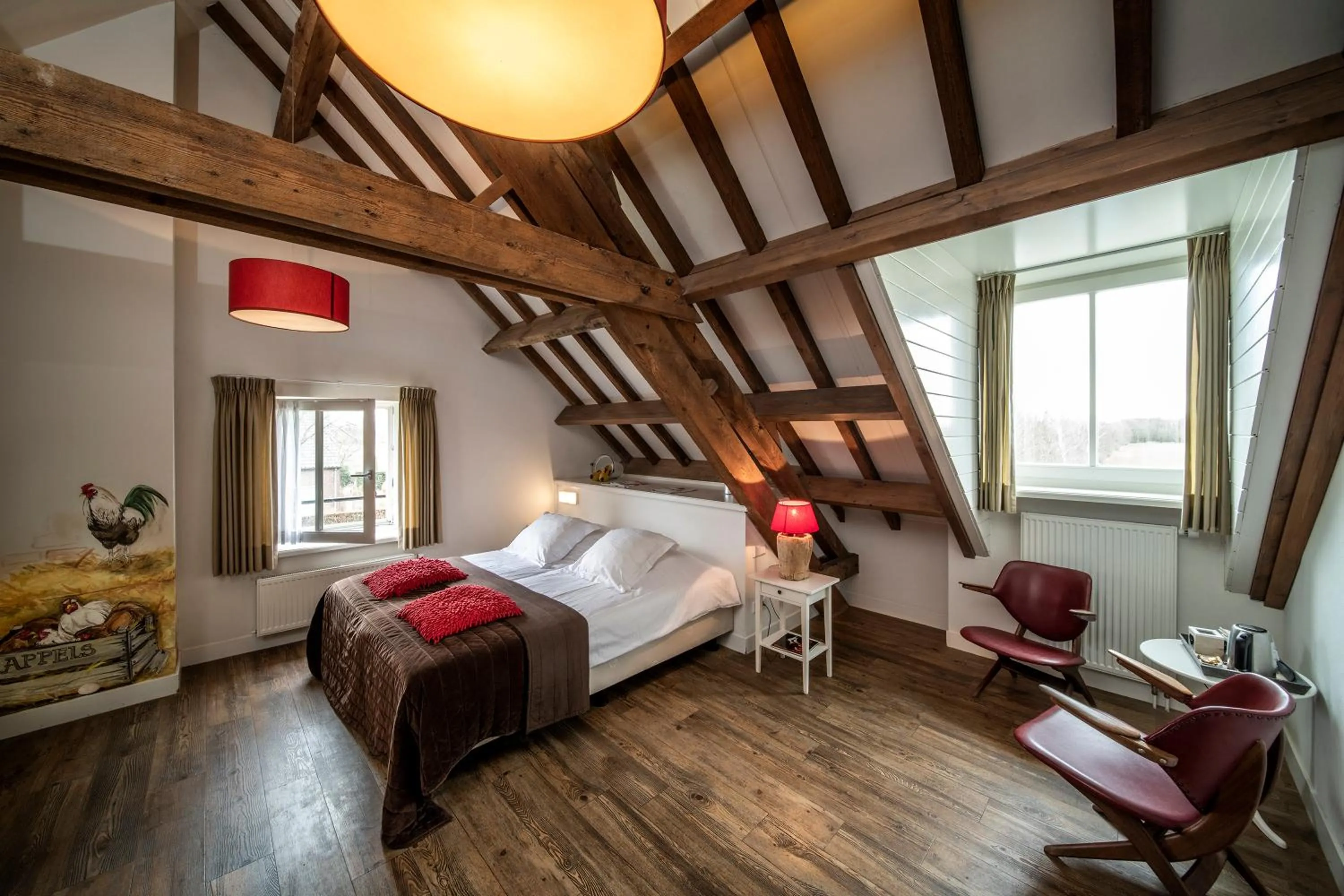 Bed in Herberg de Brabantse Kluis