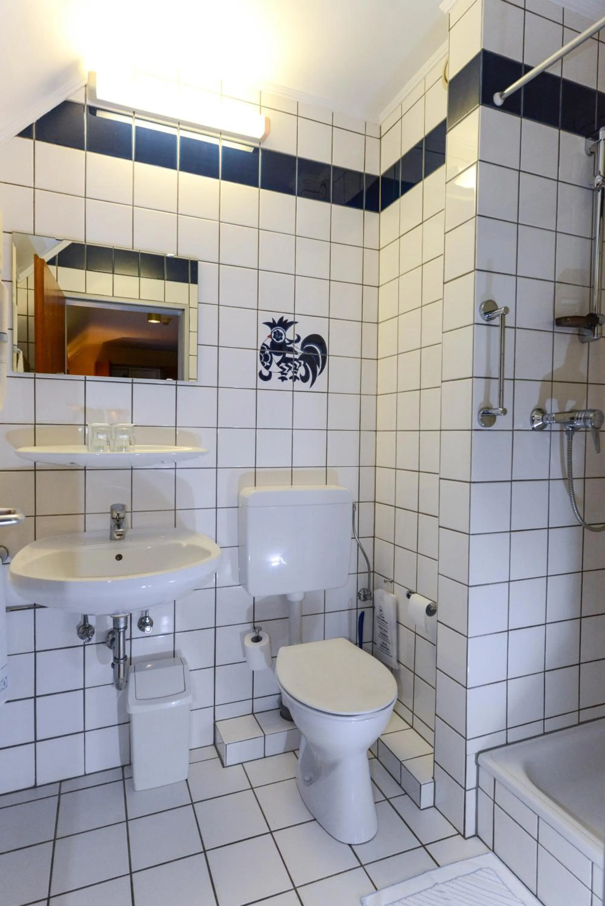Shower in APPART-HÔTEL MARCO POLO
