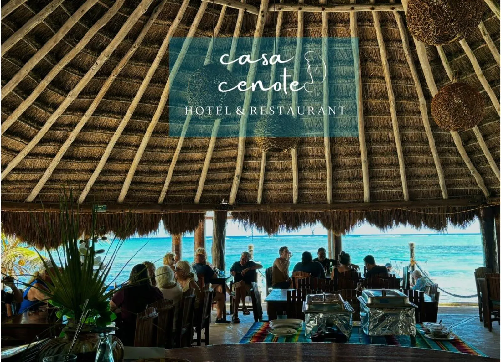 Restaurant/places to eat in Casa Cenote Hotel