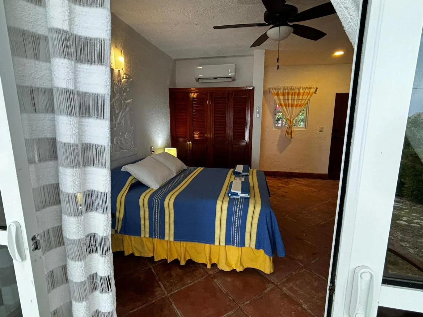 Bed in Casa Cenote Hotel