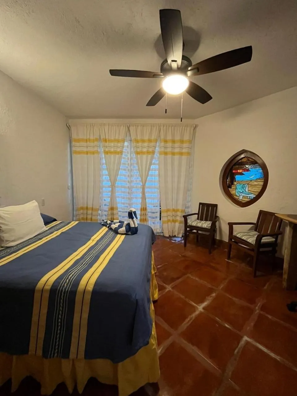 Bed in Casa Cenote Hotel