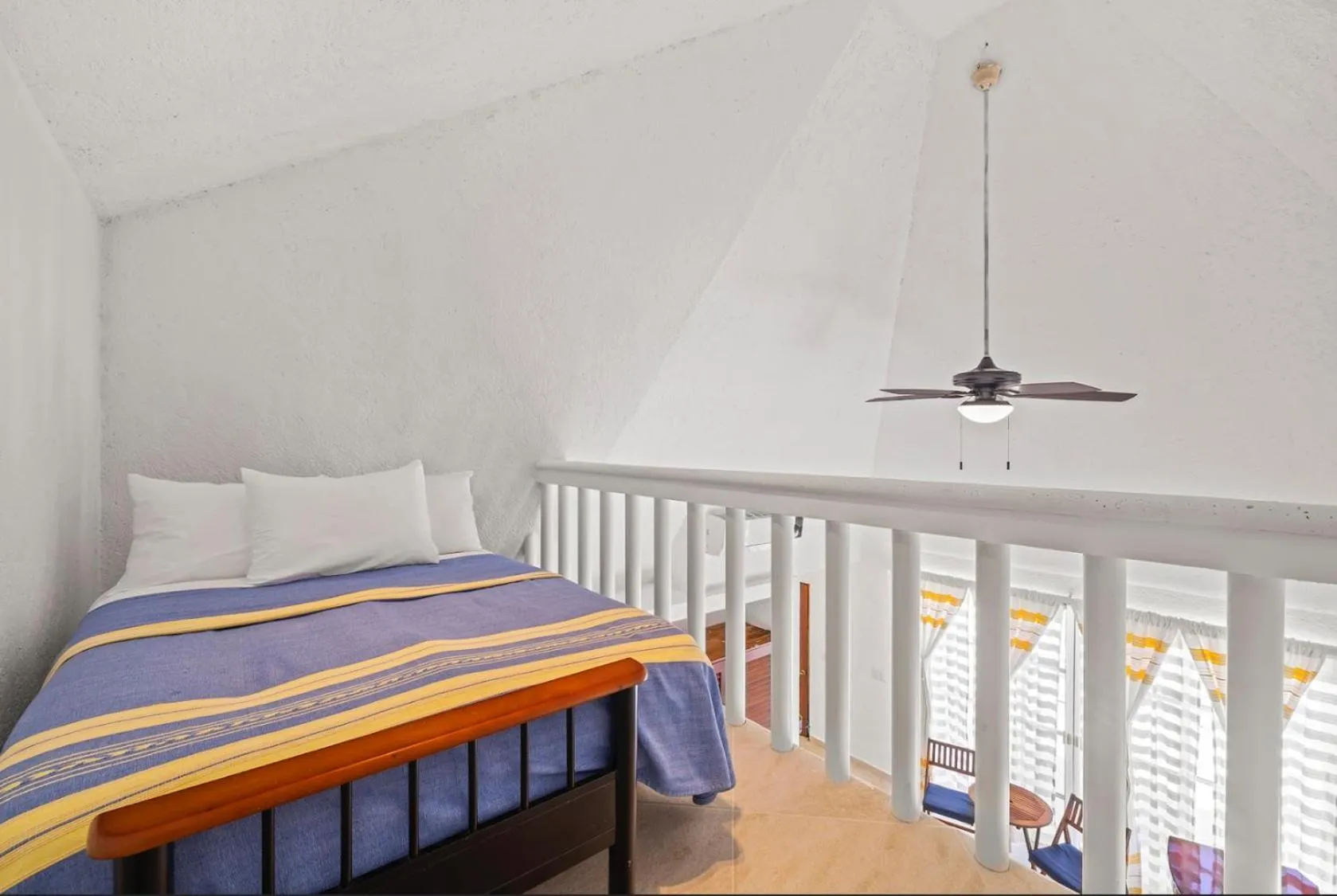 Bed in Casa Cenote Hotel