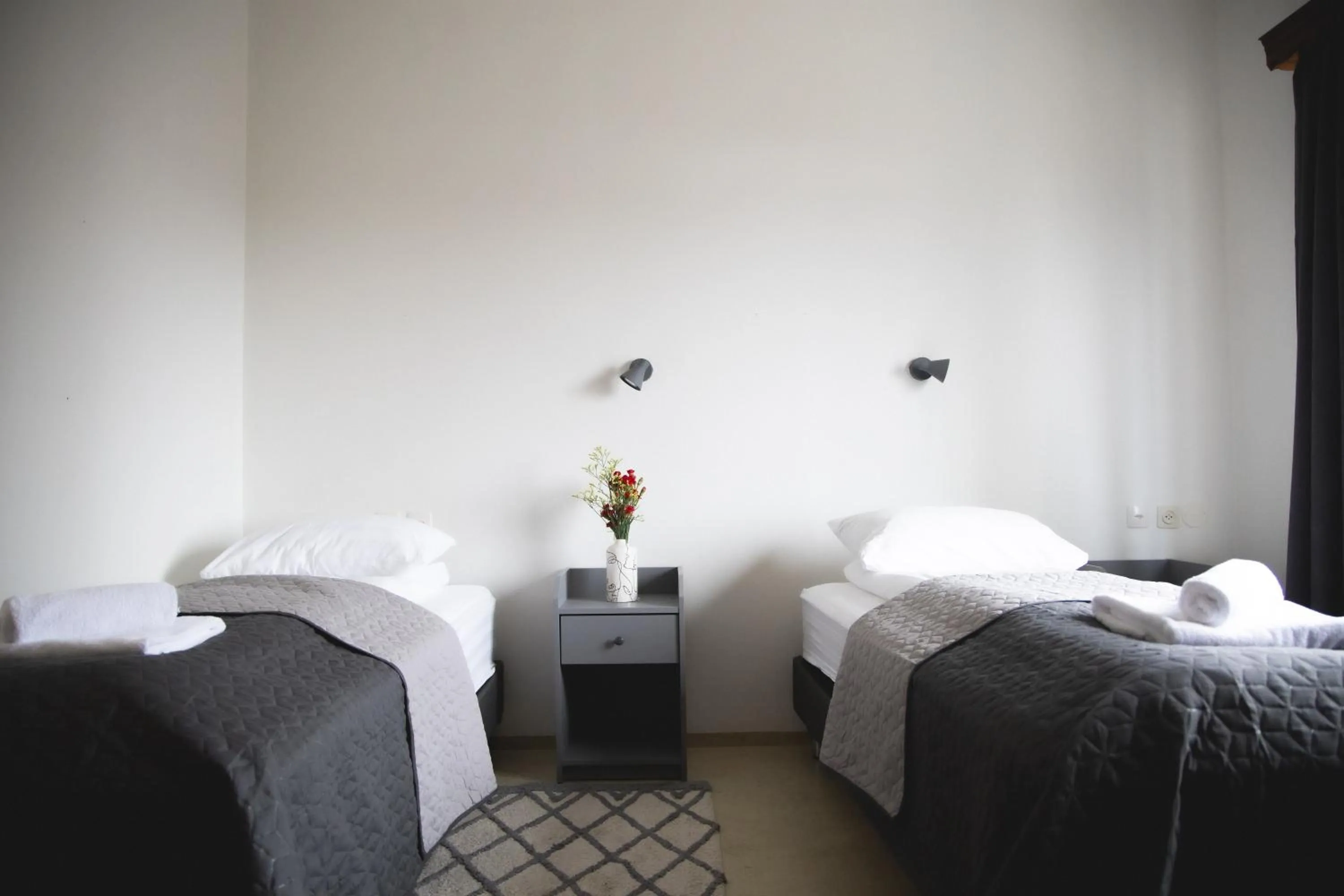 Bed in Setrið Guesthouse