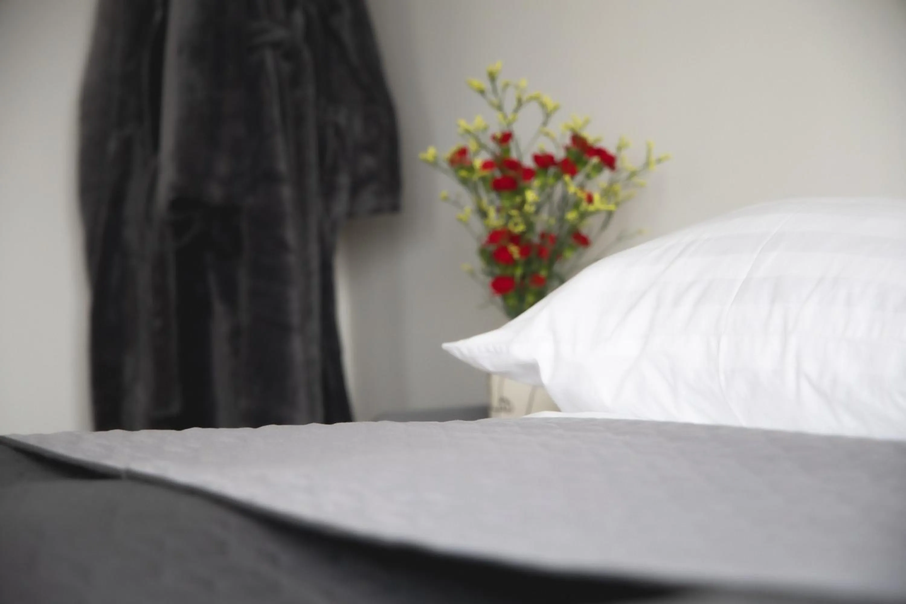 Bed in Setrið Guesthouse