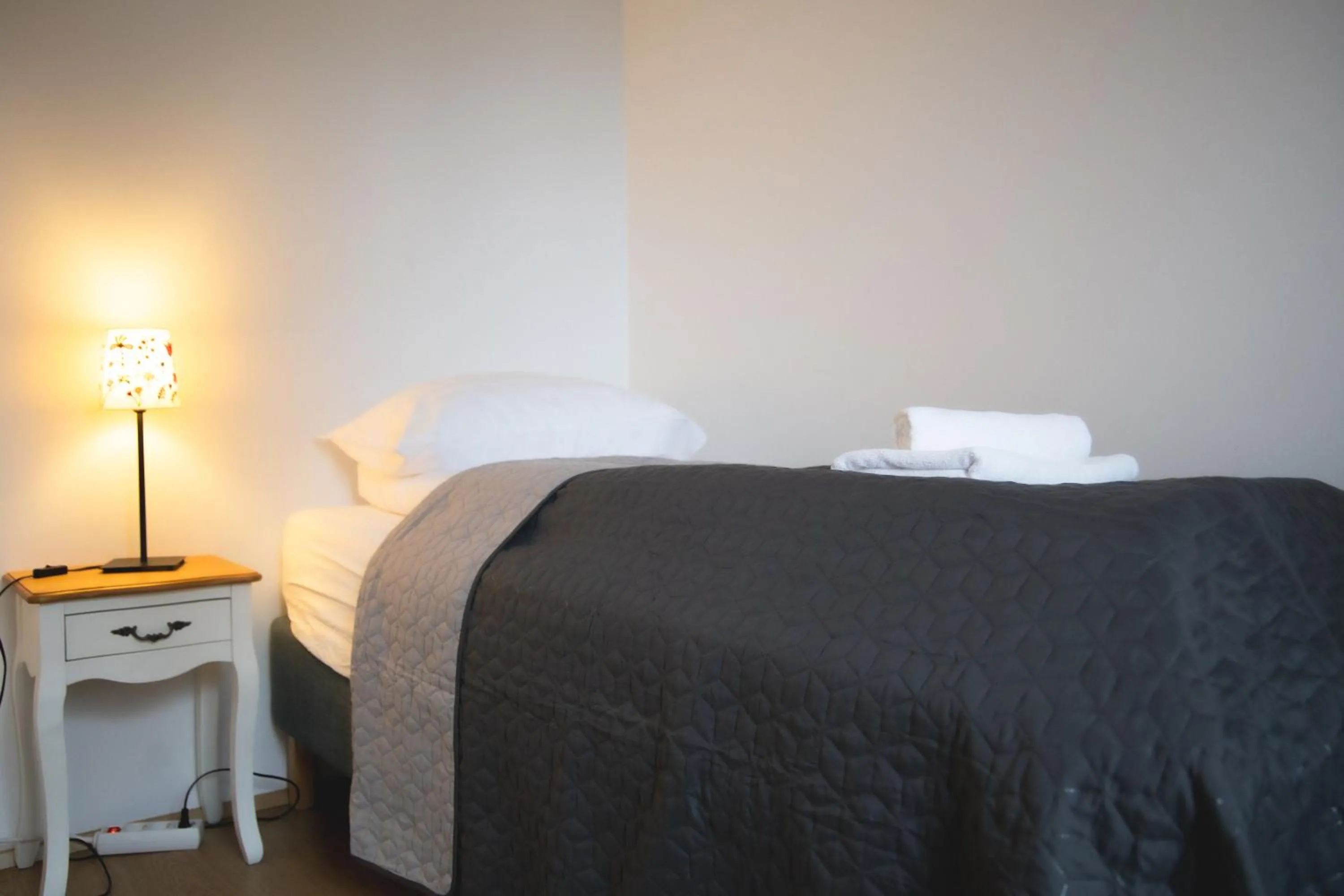 Bed in Setrið Guesthouse