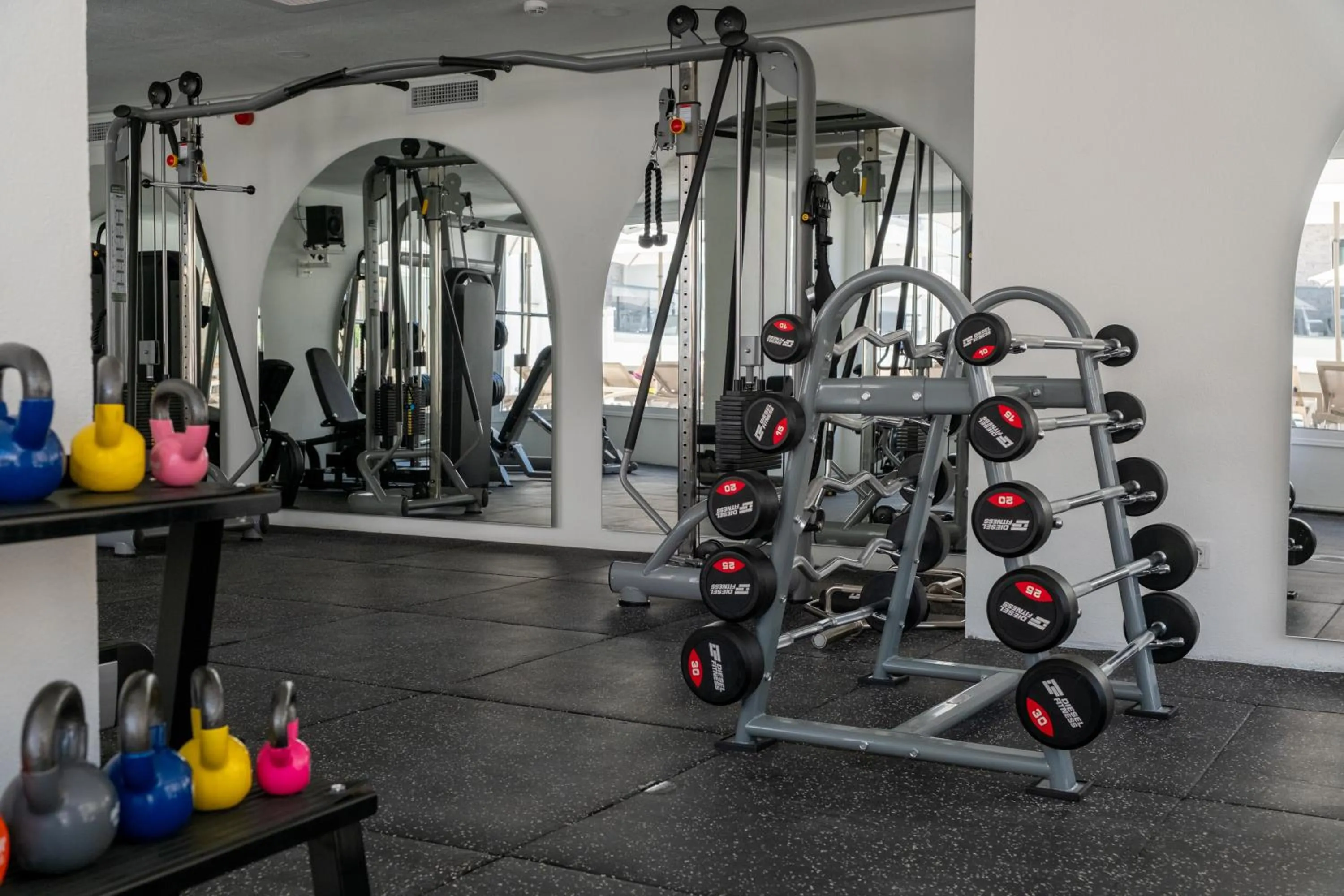 Fitness centre/facilities in The Diplomat Hotel