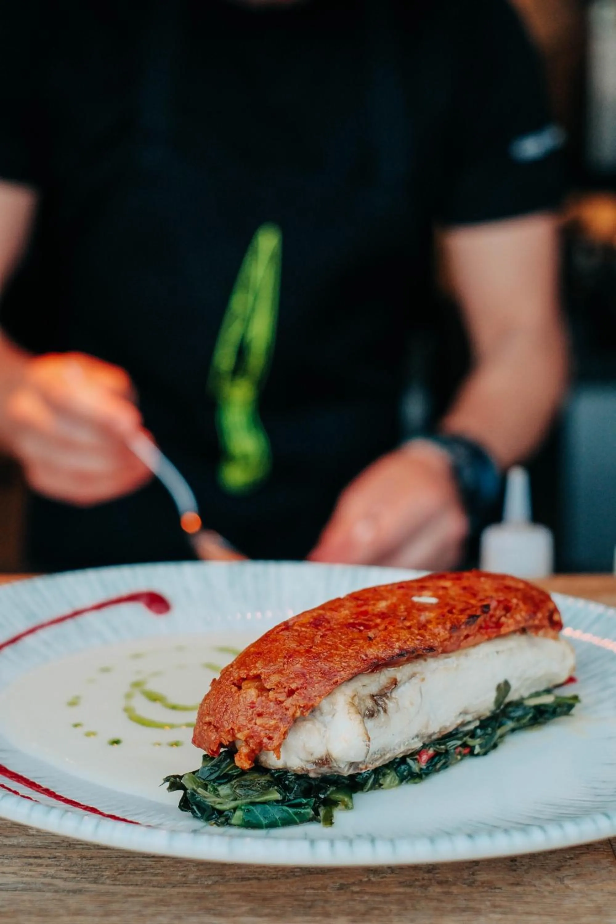 Food close-up in The Diplomat Hotel