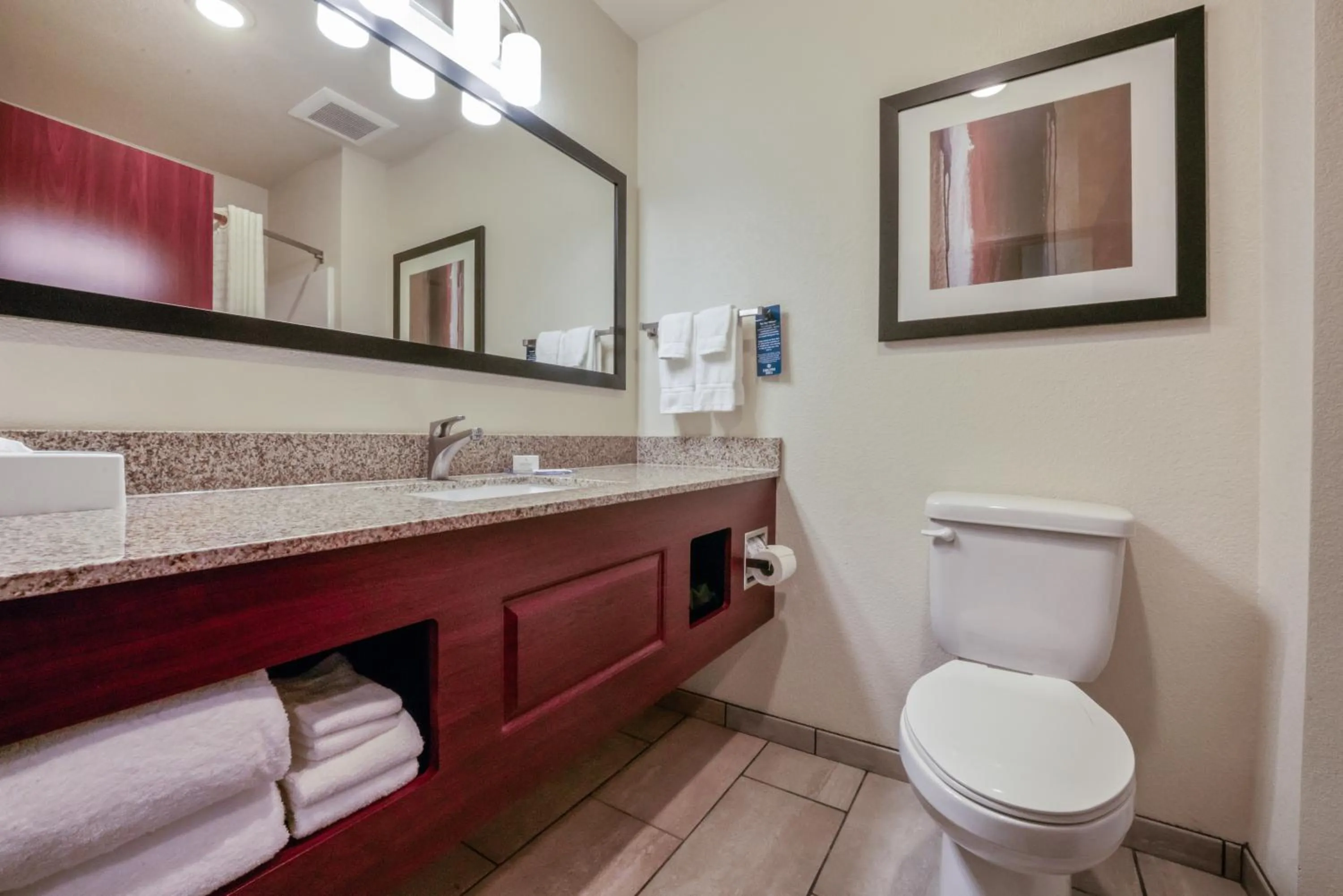 Bathroom in Cobblestone Inn & Suites - Boise City