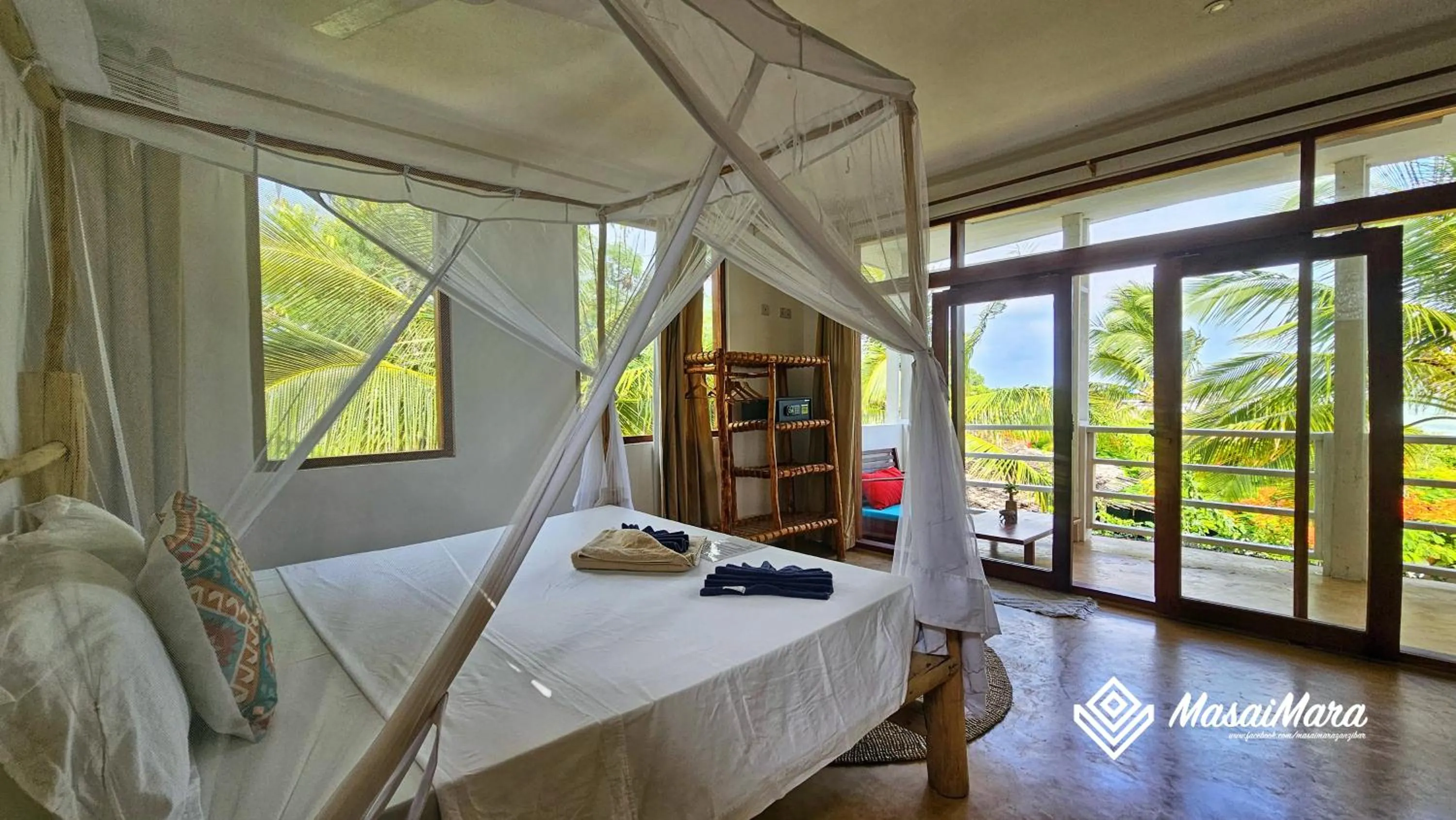 Bed in Masai Mara Zanzibar - Boutique Hotel