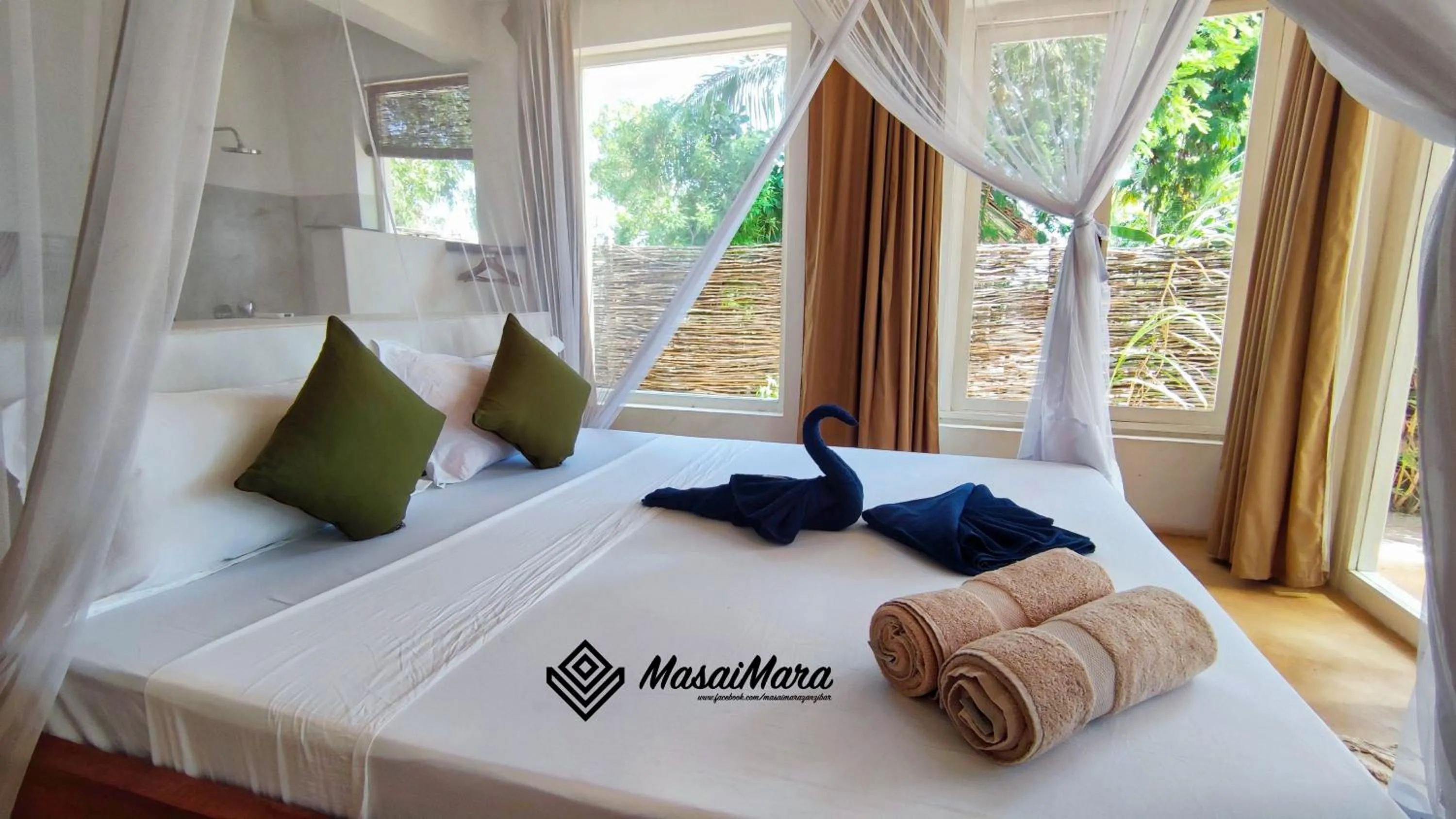 Bed in Masai Mara Zanzibar - Boutique Hotel