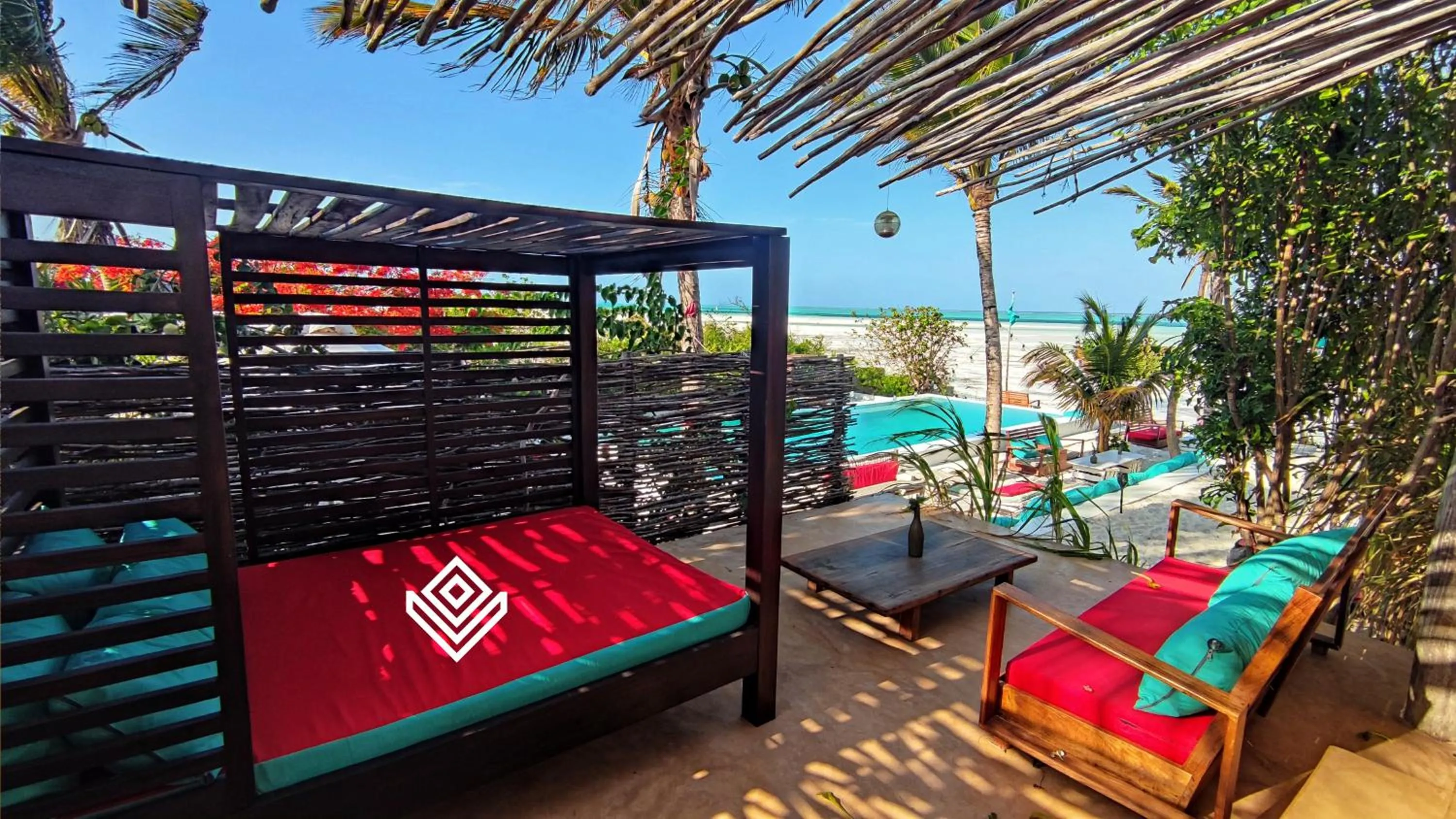 sunbed in Masai Mara Zanzibar - Boutique Hotel