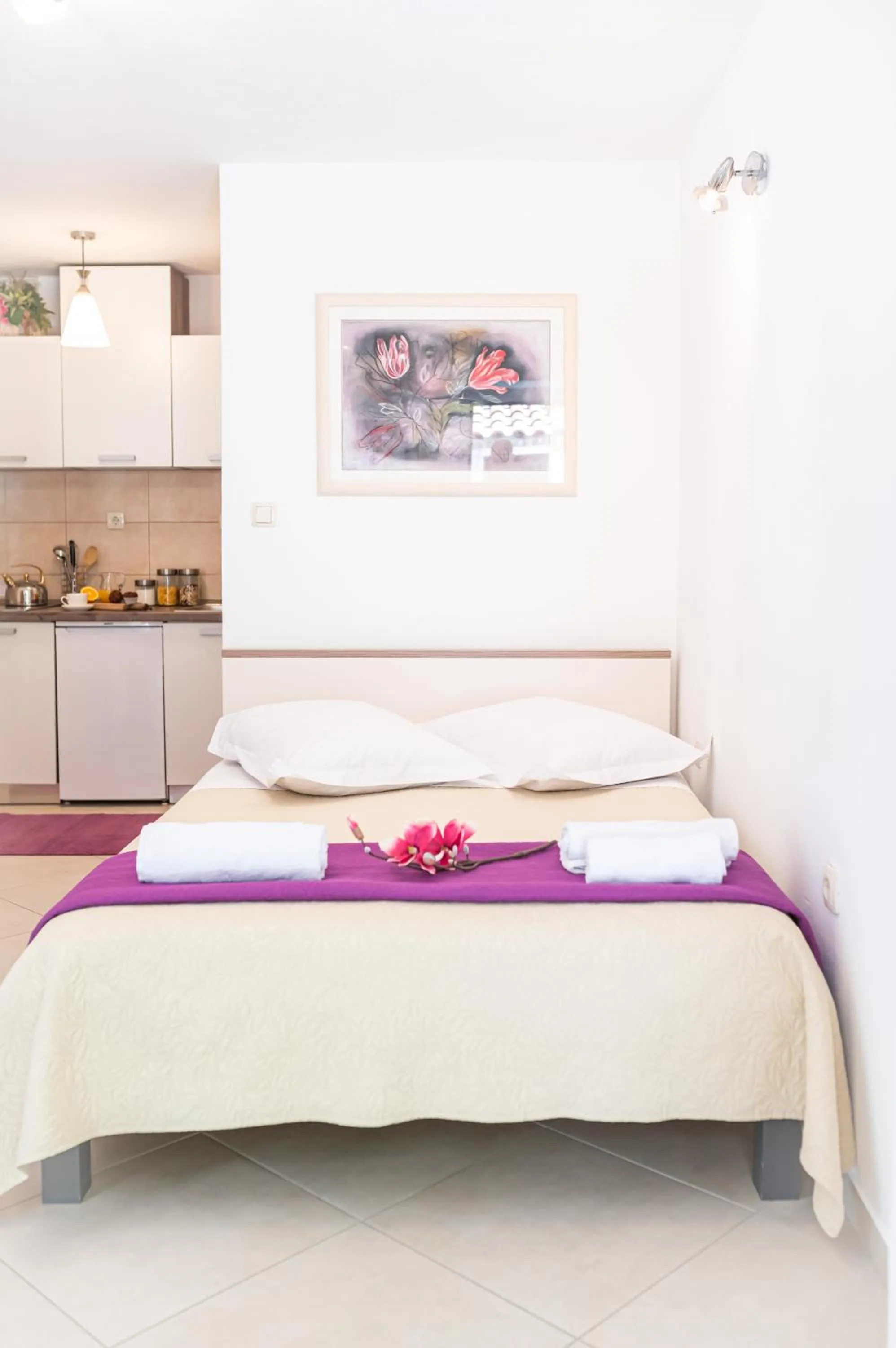 Bed in "Skalinada" Apartments in the Heart of Split