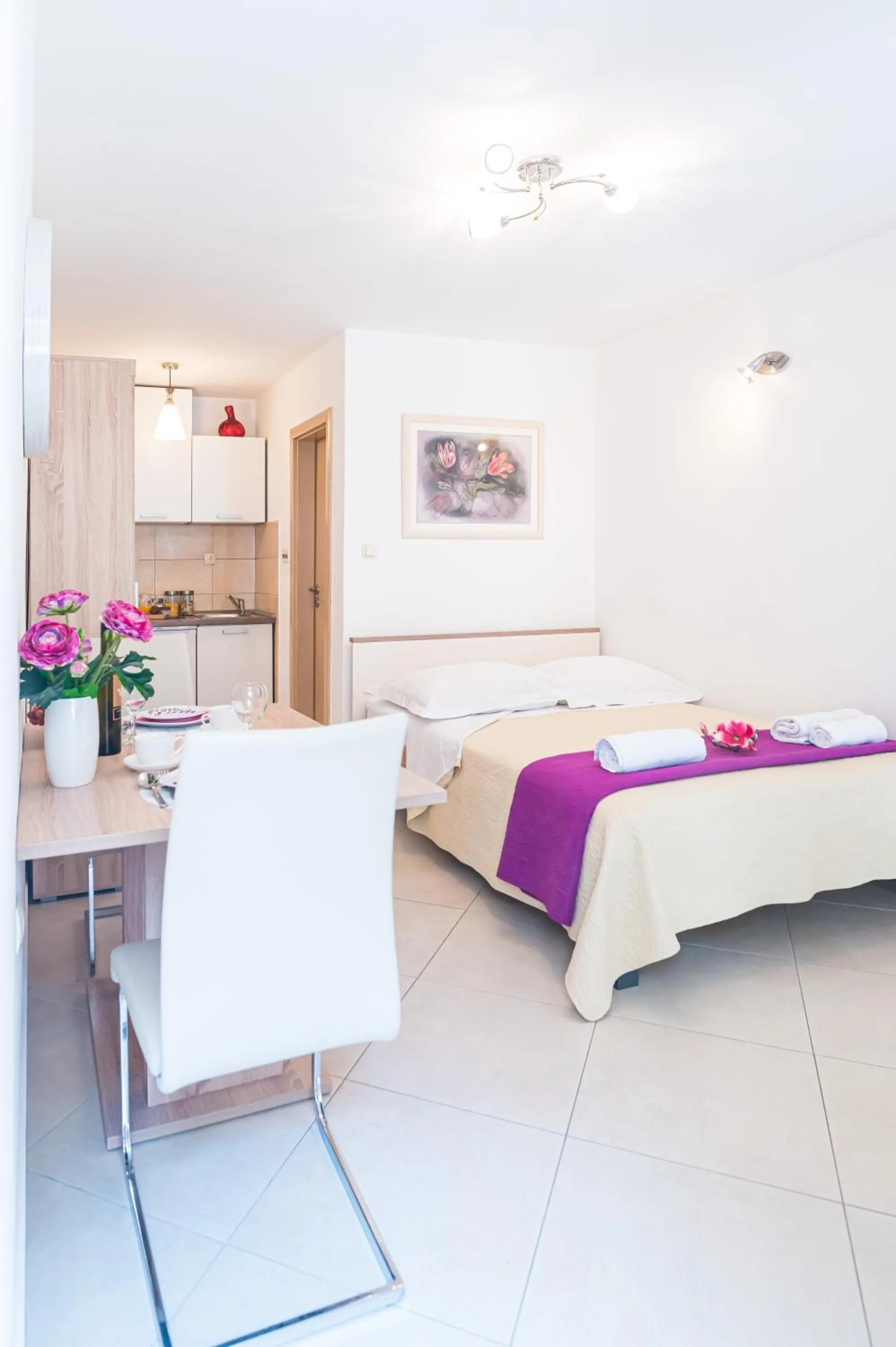 Bed in "Skalinada" Apartments in the Heart of Split