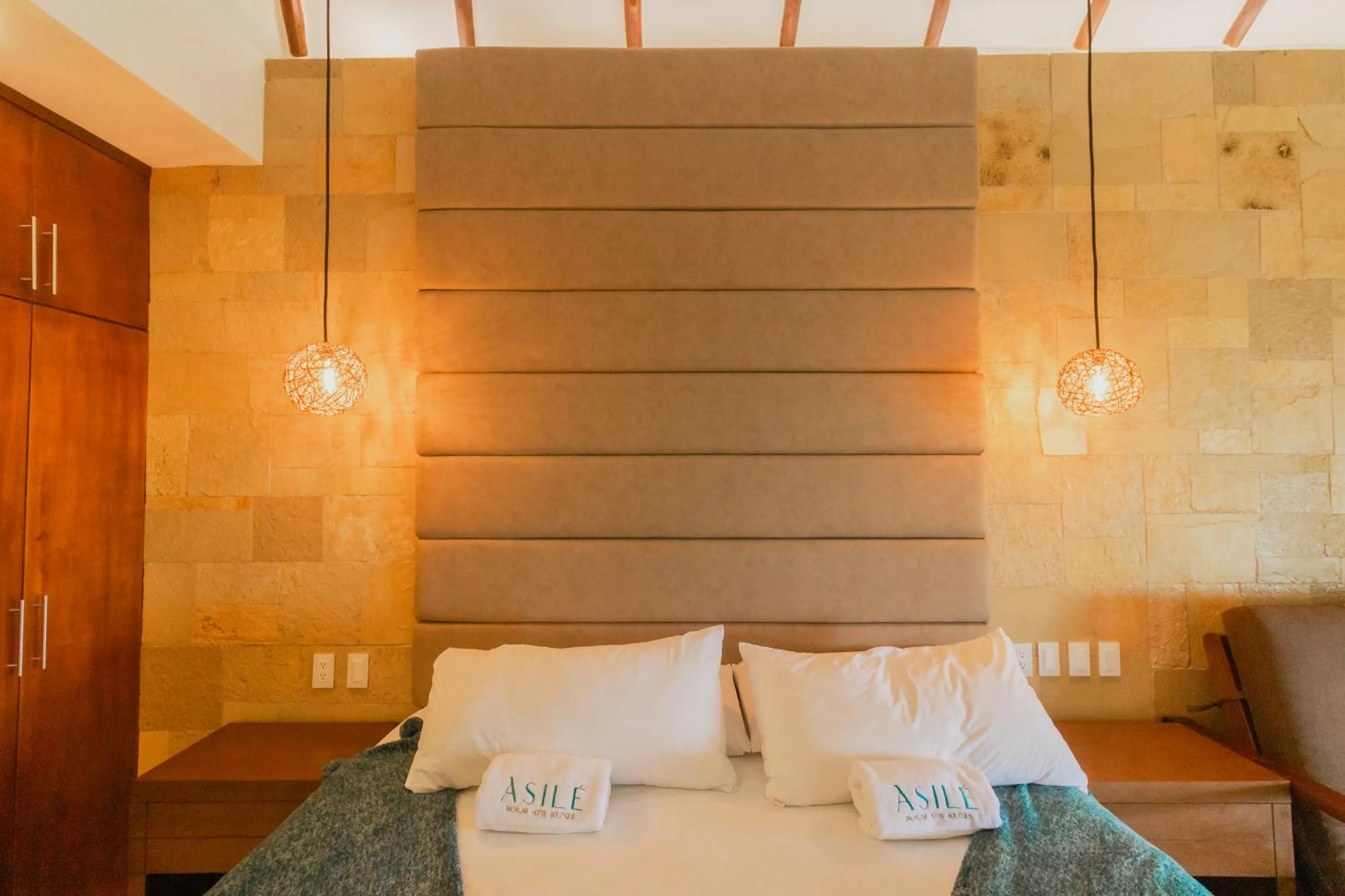 Bed in Mayan Playa Bacalar