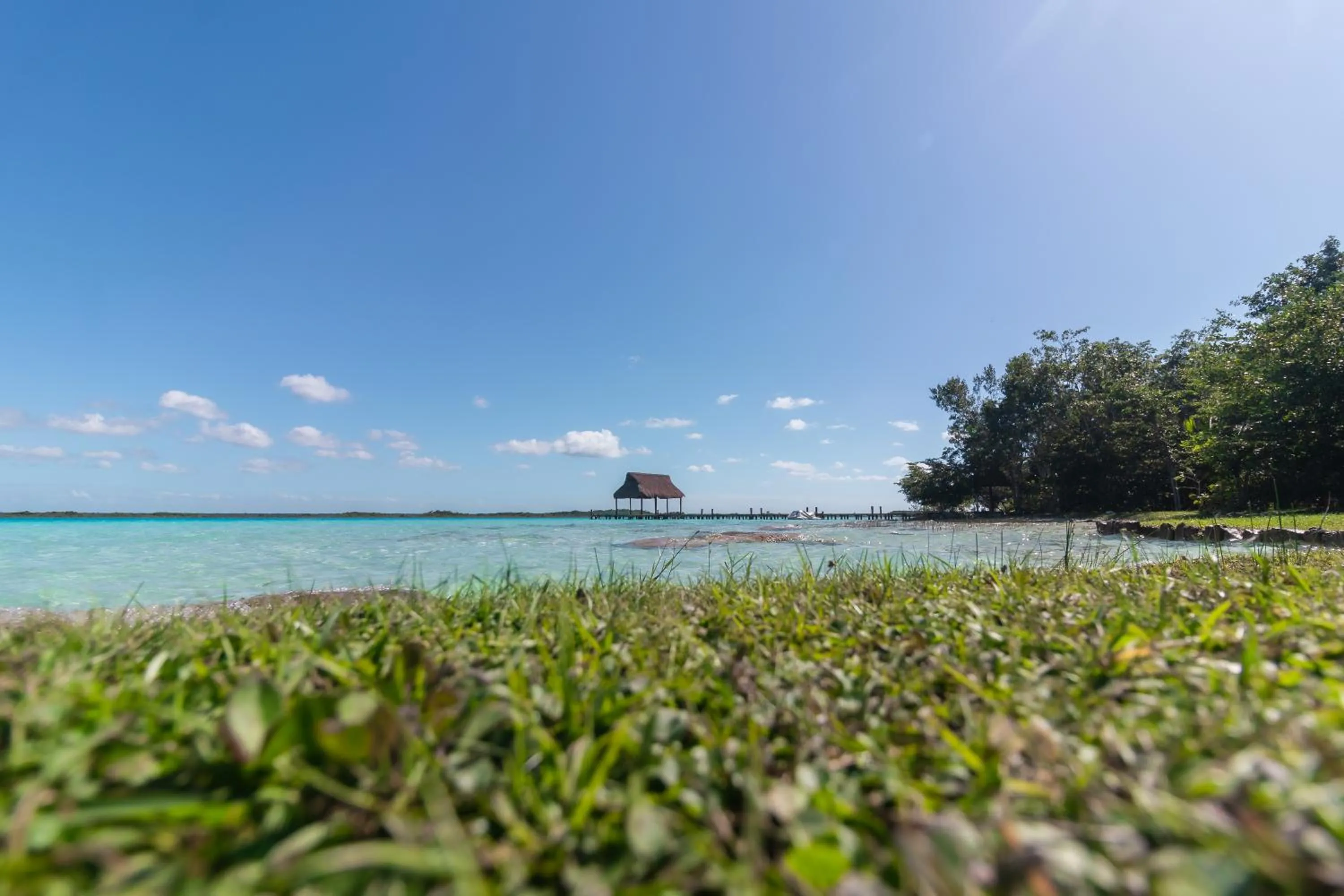 Lake view in Mayan Playa Bacalar