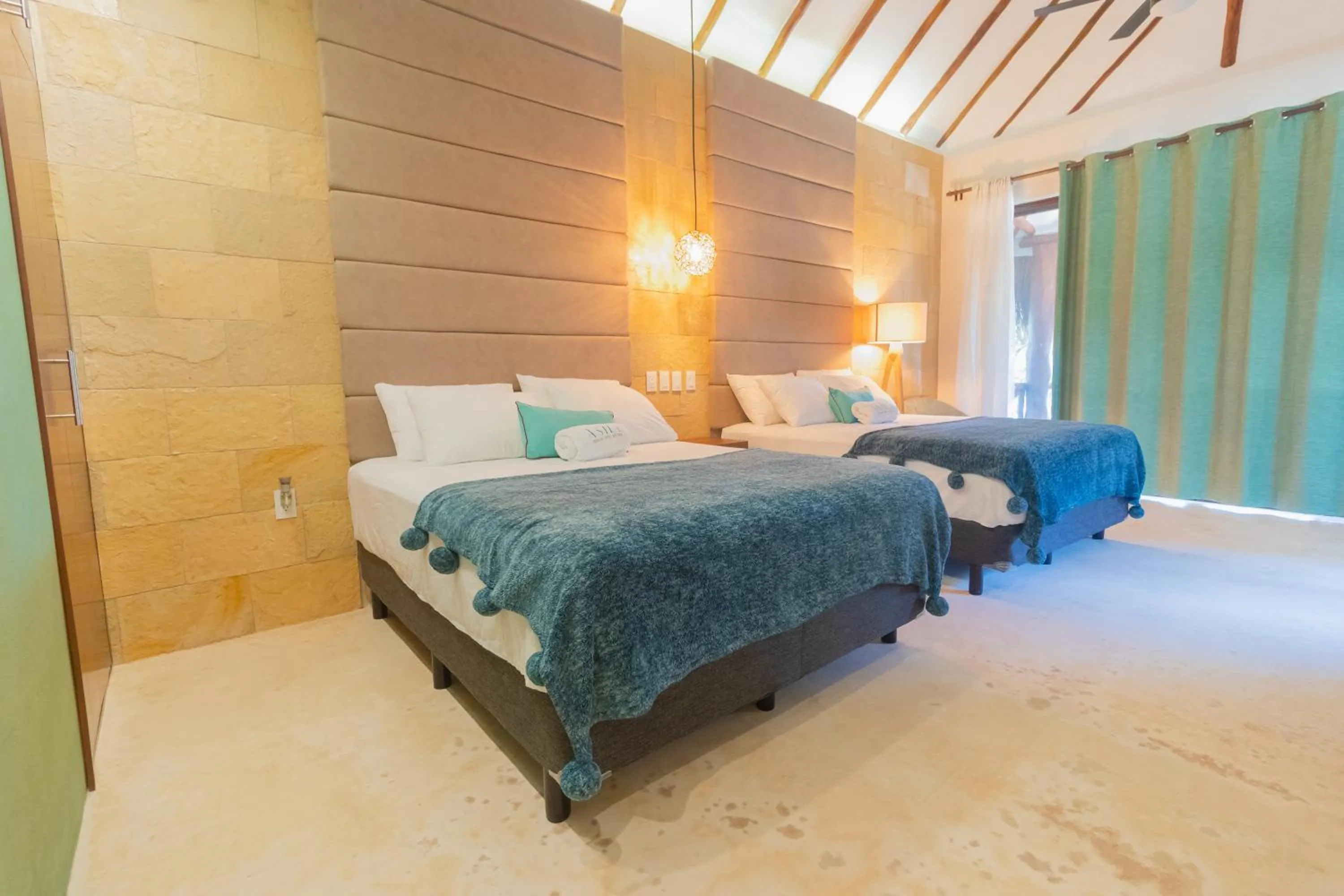 Bed in Mayan Playa Bacalar