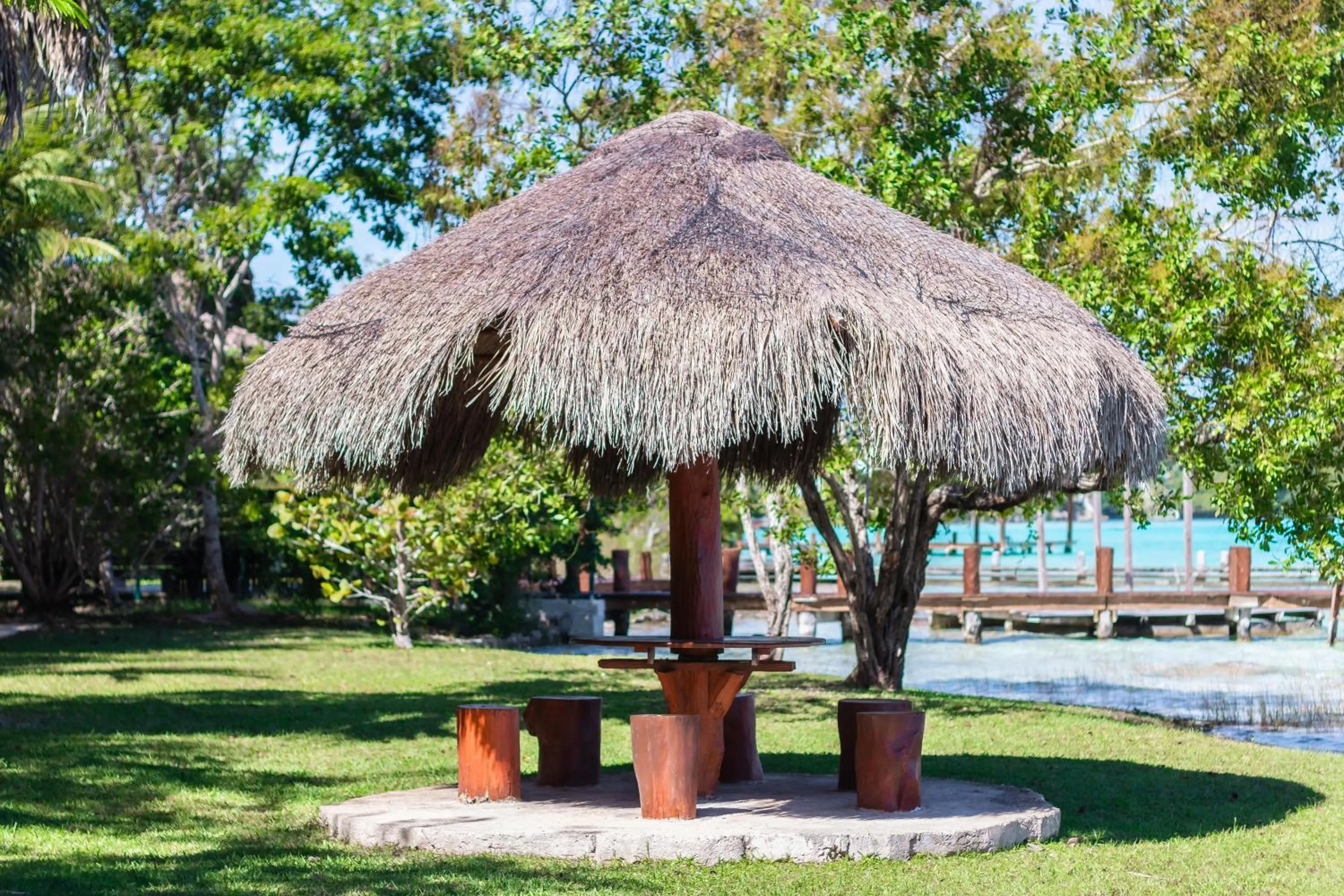 Garden view in Mayan Playa Bacalar