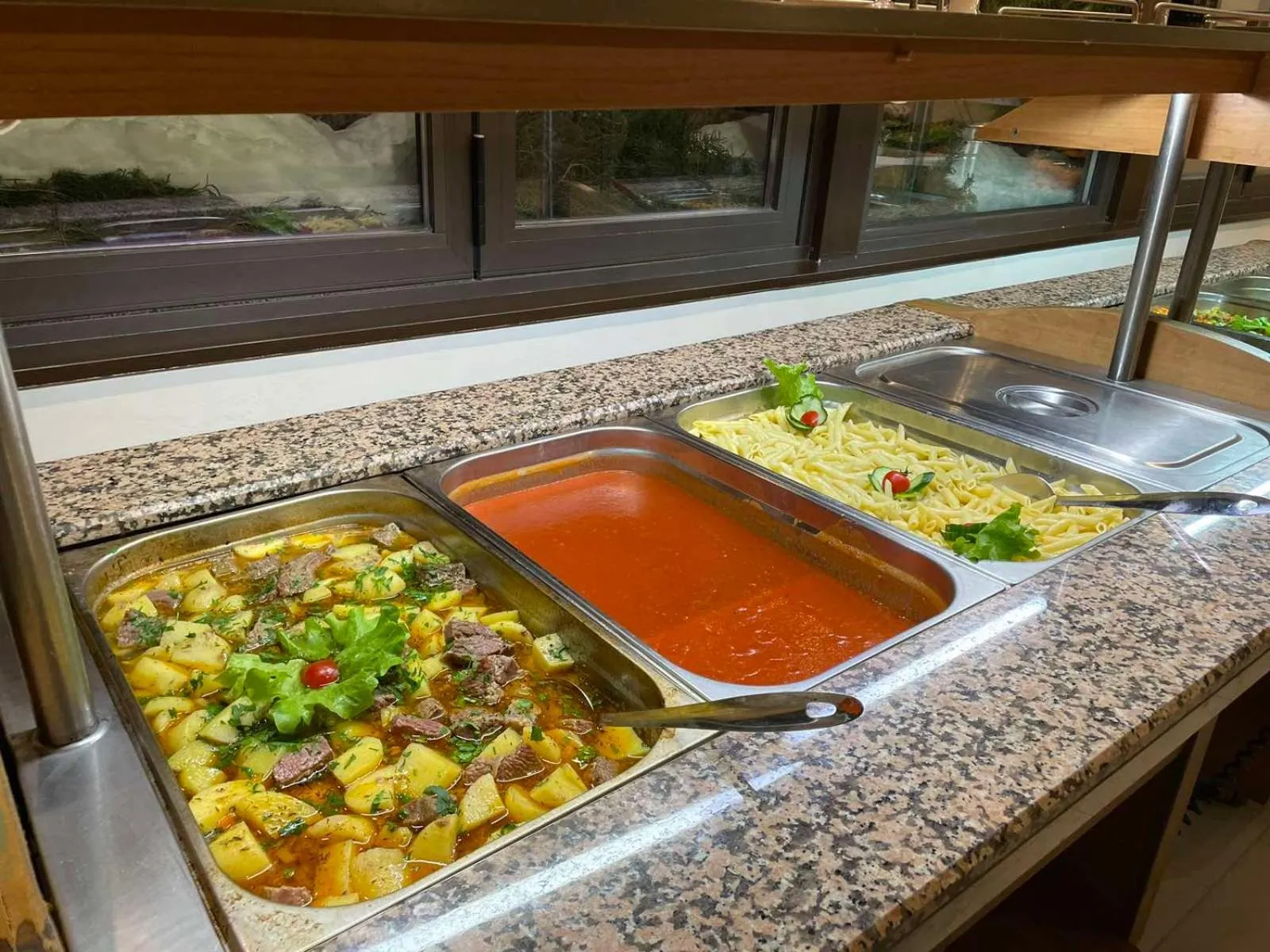 Food close-up in Hotel Zara