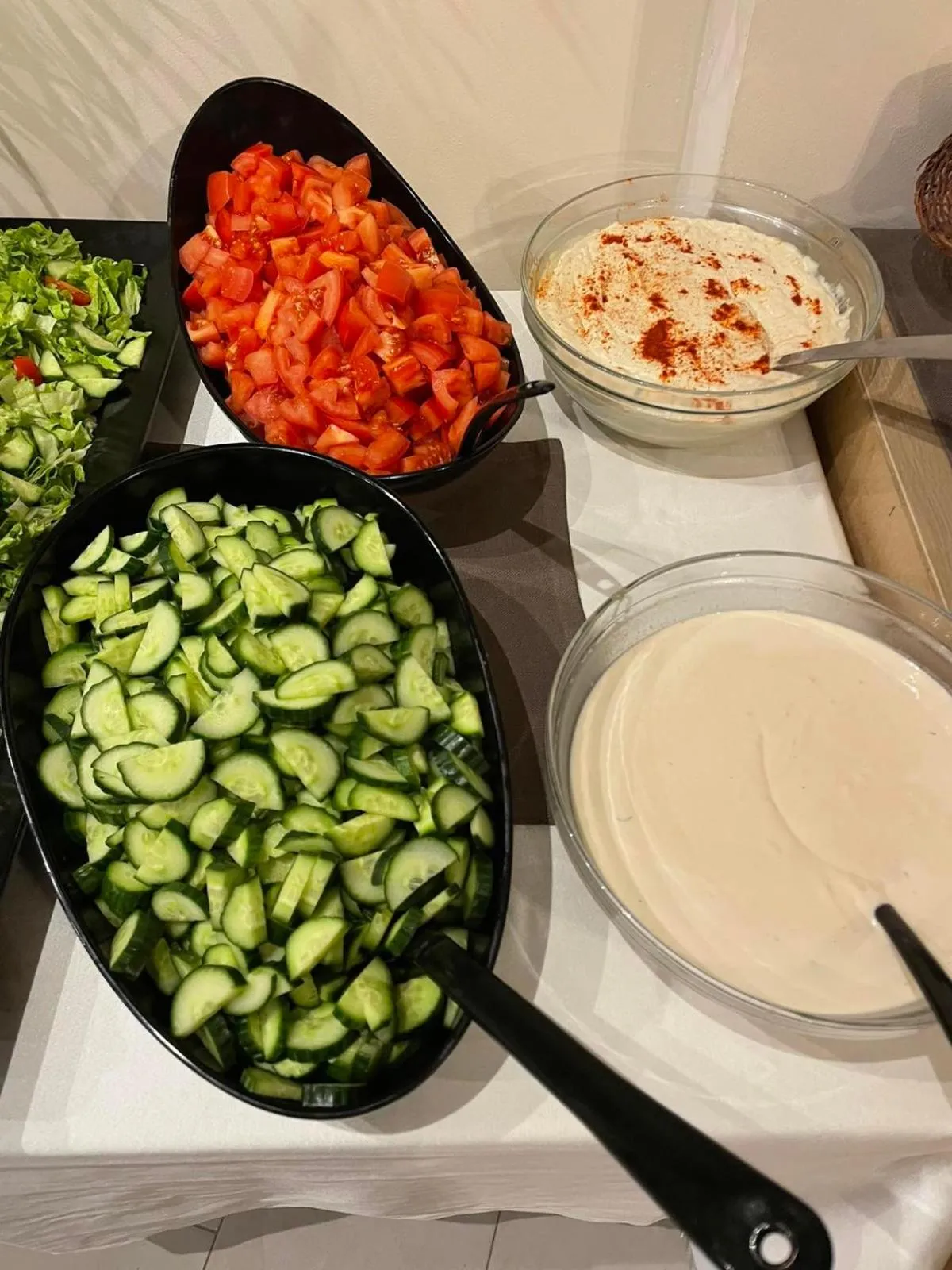 Food close-up in Hotel Zara