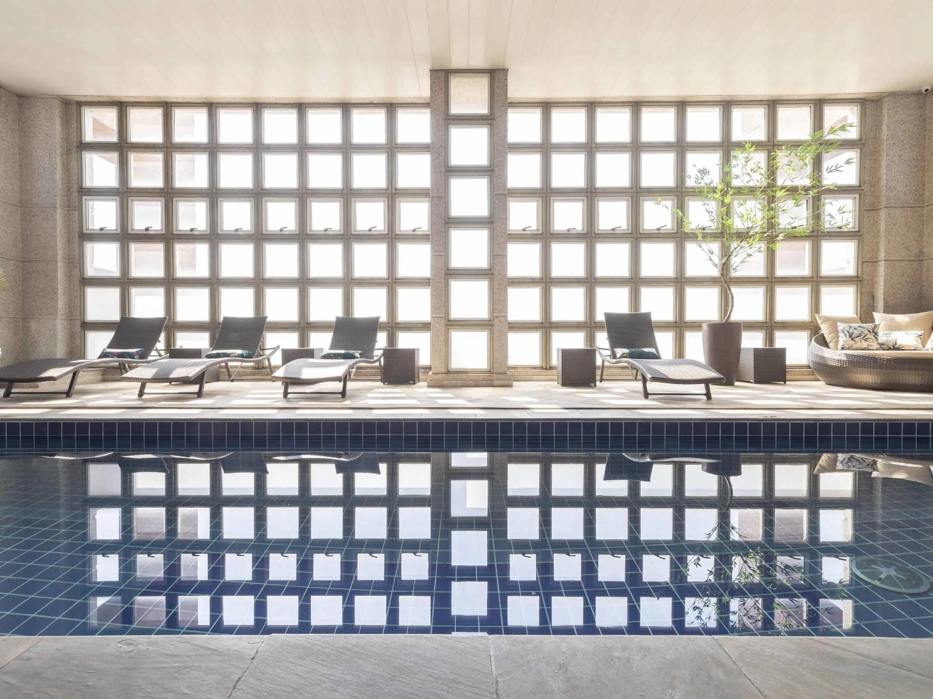 Pool view in Mercure Sao Paulo Bela Vista