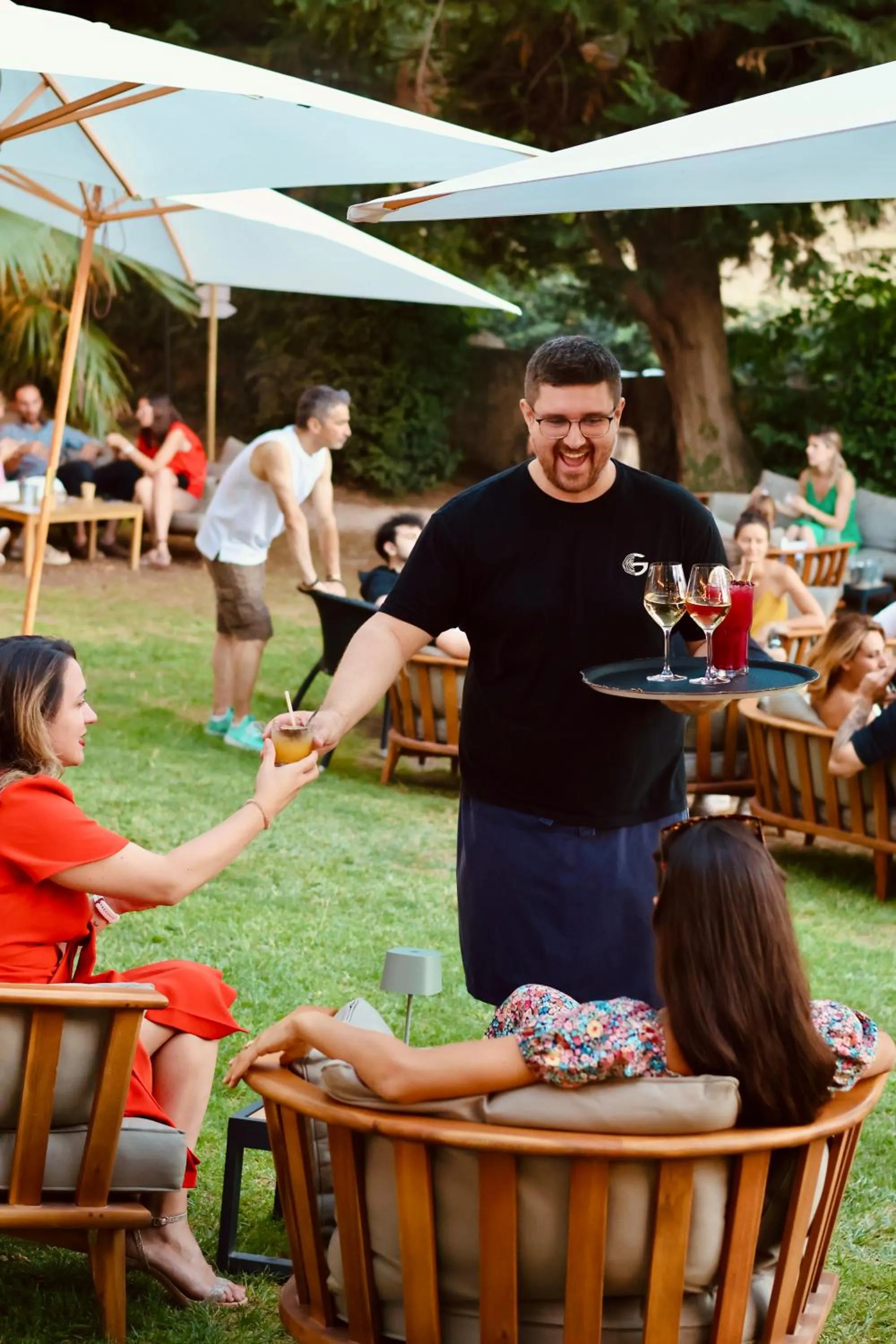 Evening entertainment in Domaine Gao